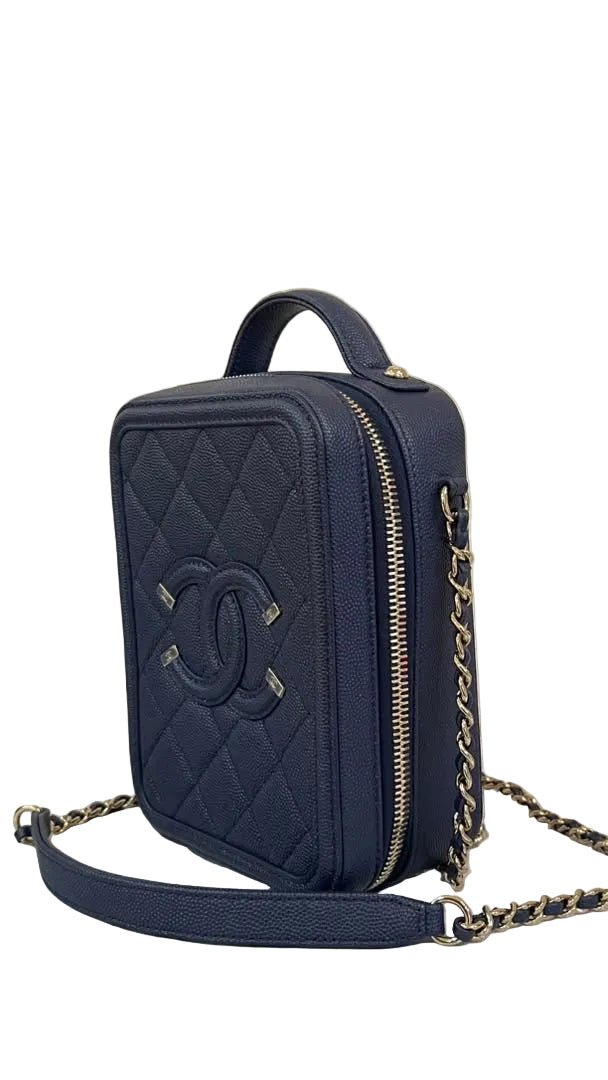 Chanel PRE OWNED Vanity Caviar Bag
