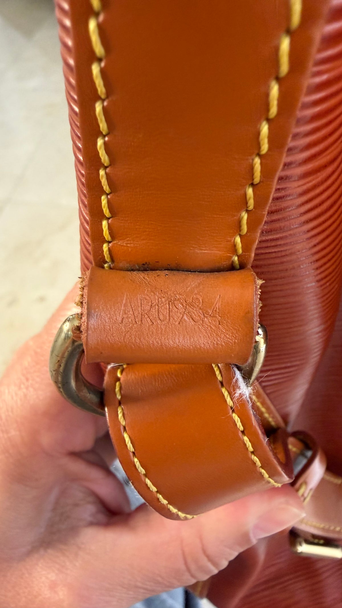 Louis Vuitton PRE OWNED Noe GM Epi Leather Bucklet