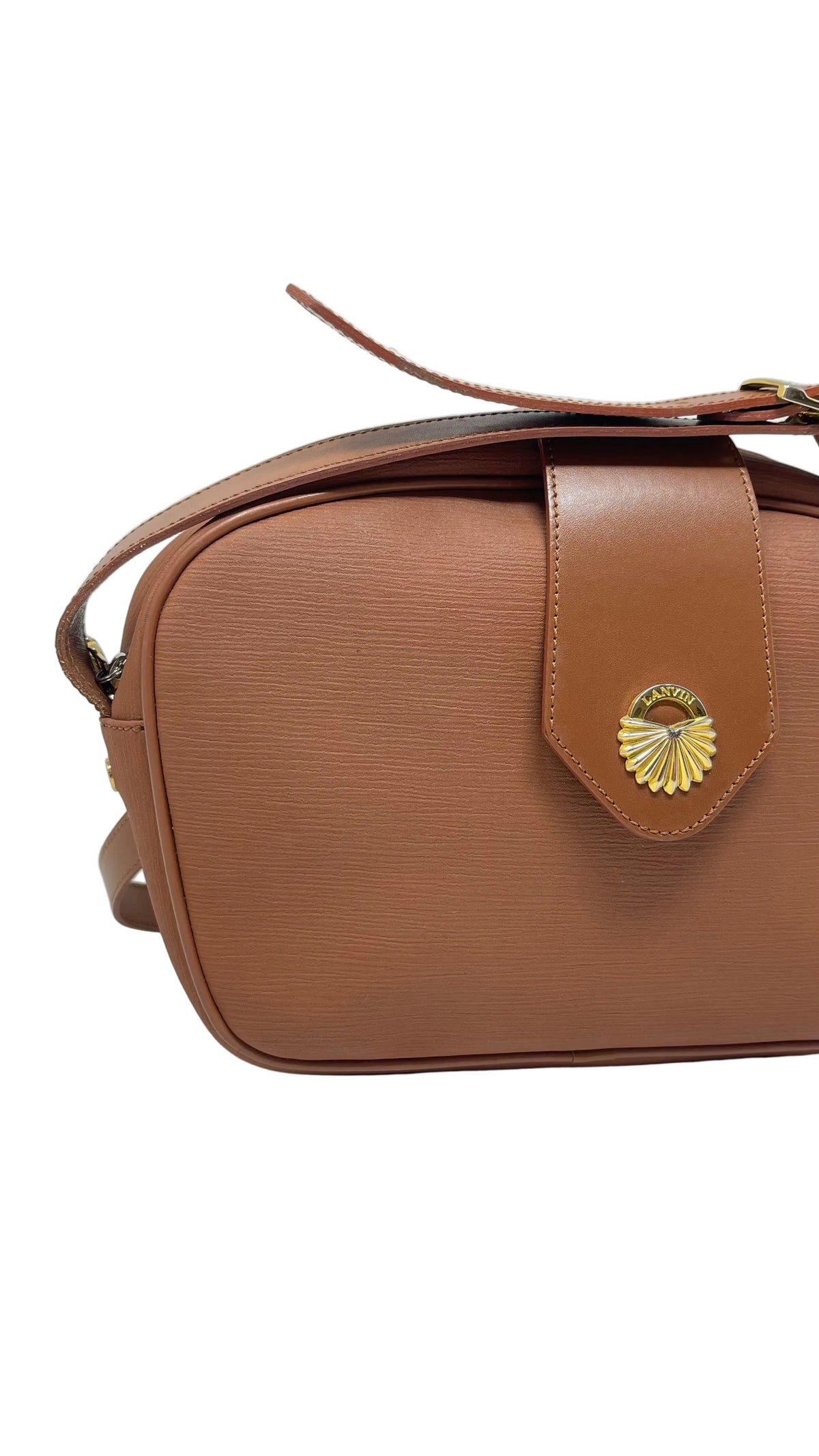 Lanvin Paris Vintage Crossbody Flap Bag PRE OWNED