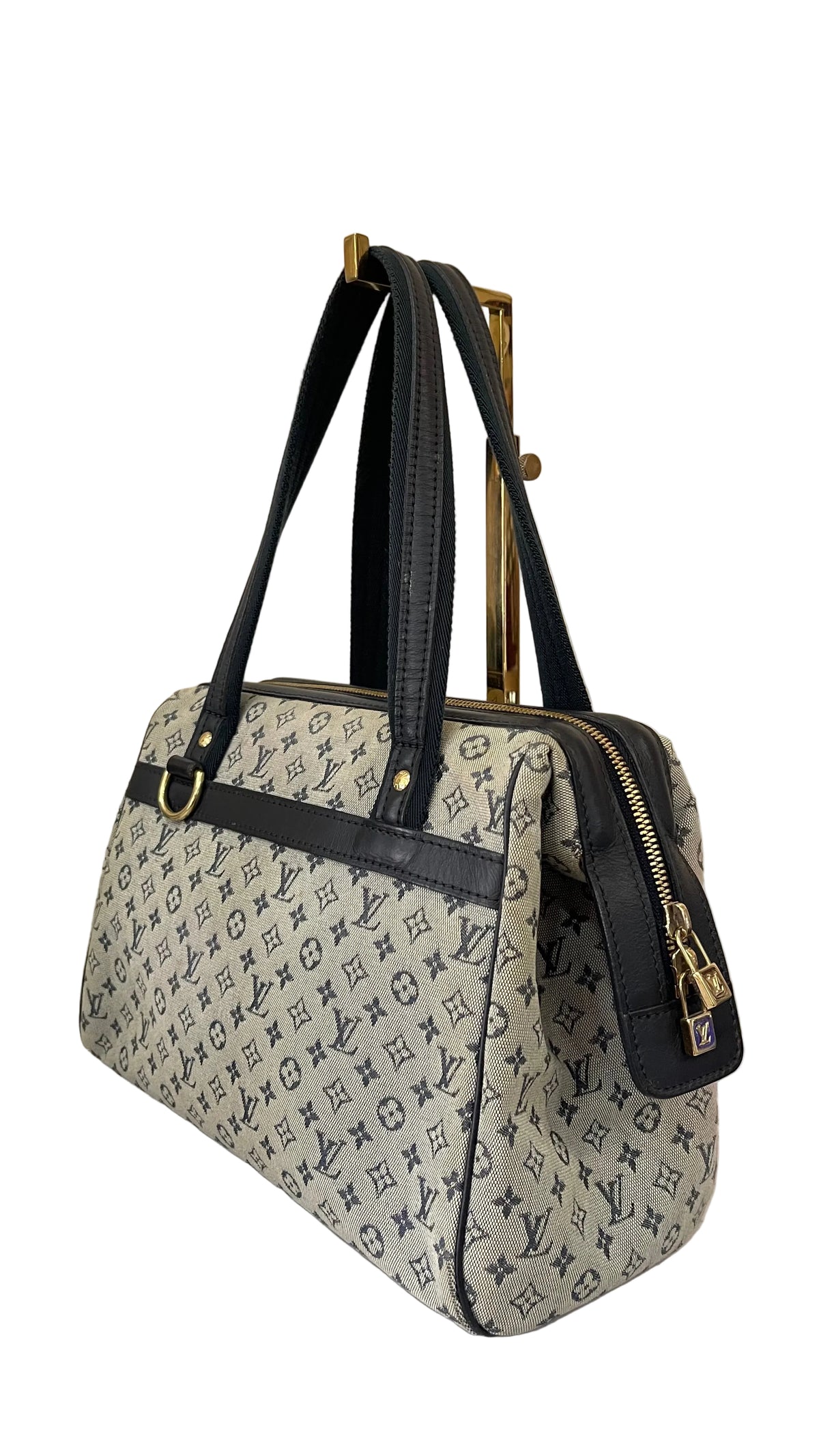 Louis Vuitton PRE OWNED Mini Lin Croisette Marine PM