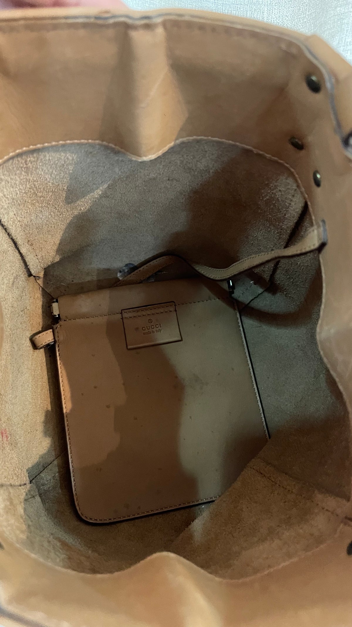 Gucci PRE OWNED Leather Bucket Vintage