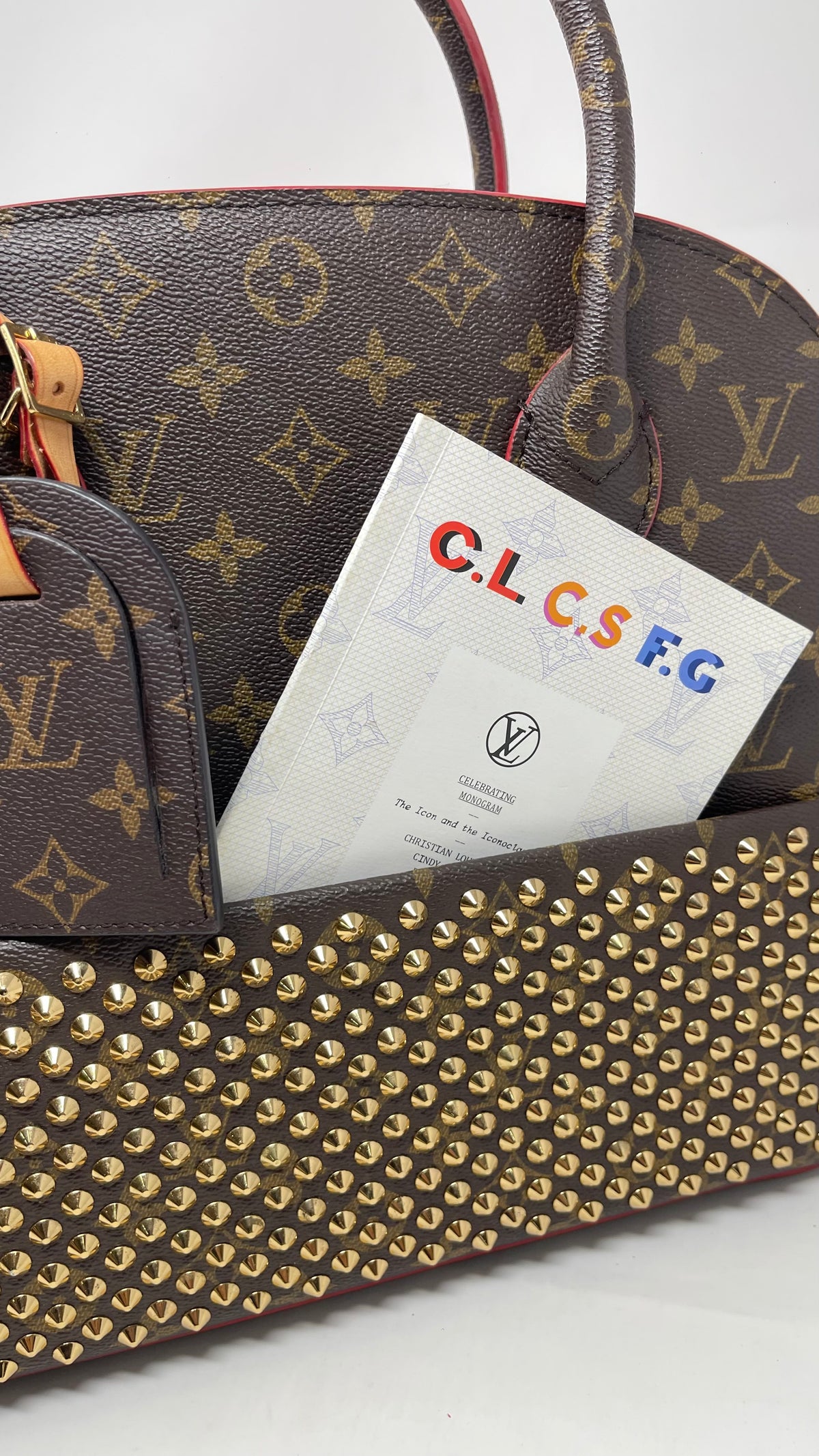 Louis Vuitton  PRE OWNED x Christian Louboutin "Iconoclasts" Monogram