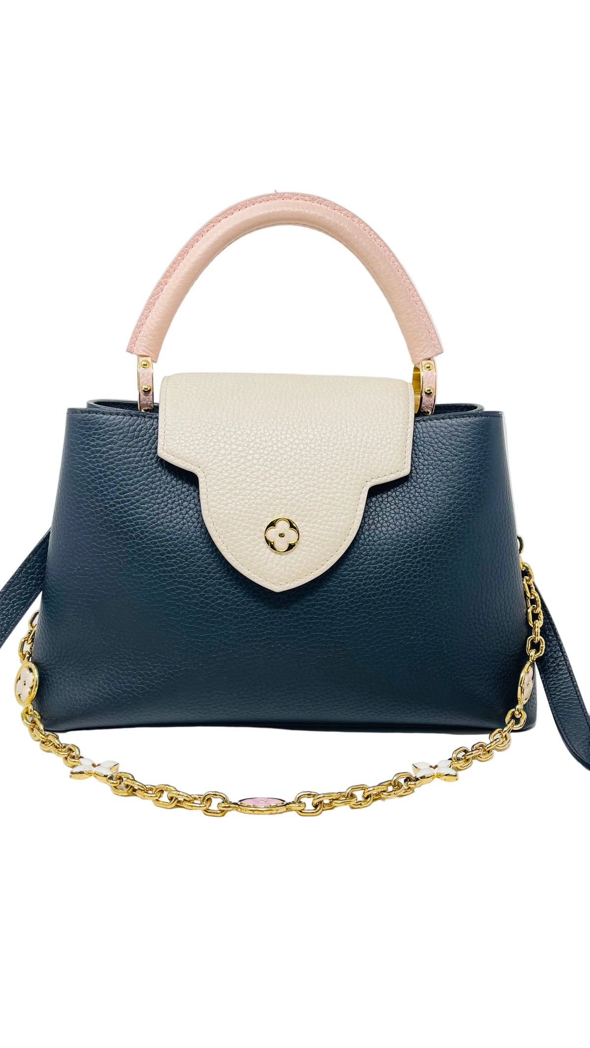 Louis Vuitton Capucine Taurillon Leather Bag PRE OWNED (Microchip)