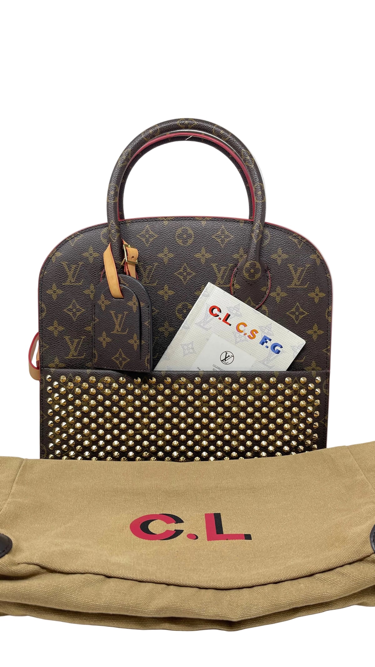 Louis Vuitton  PRE OWNED x Christian Louboutin "Iconoclasts" Monogram