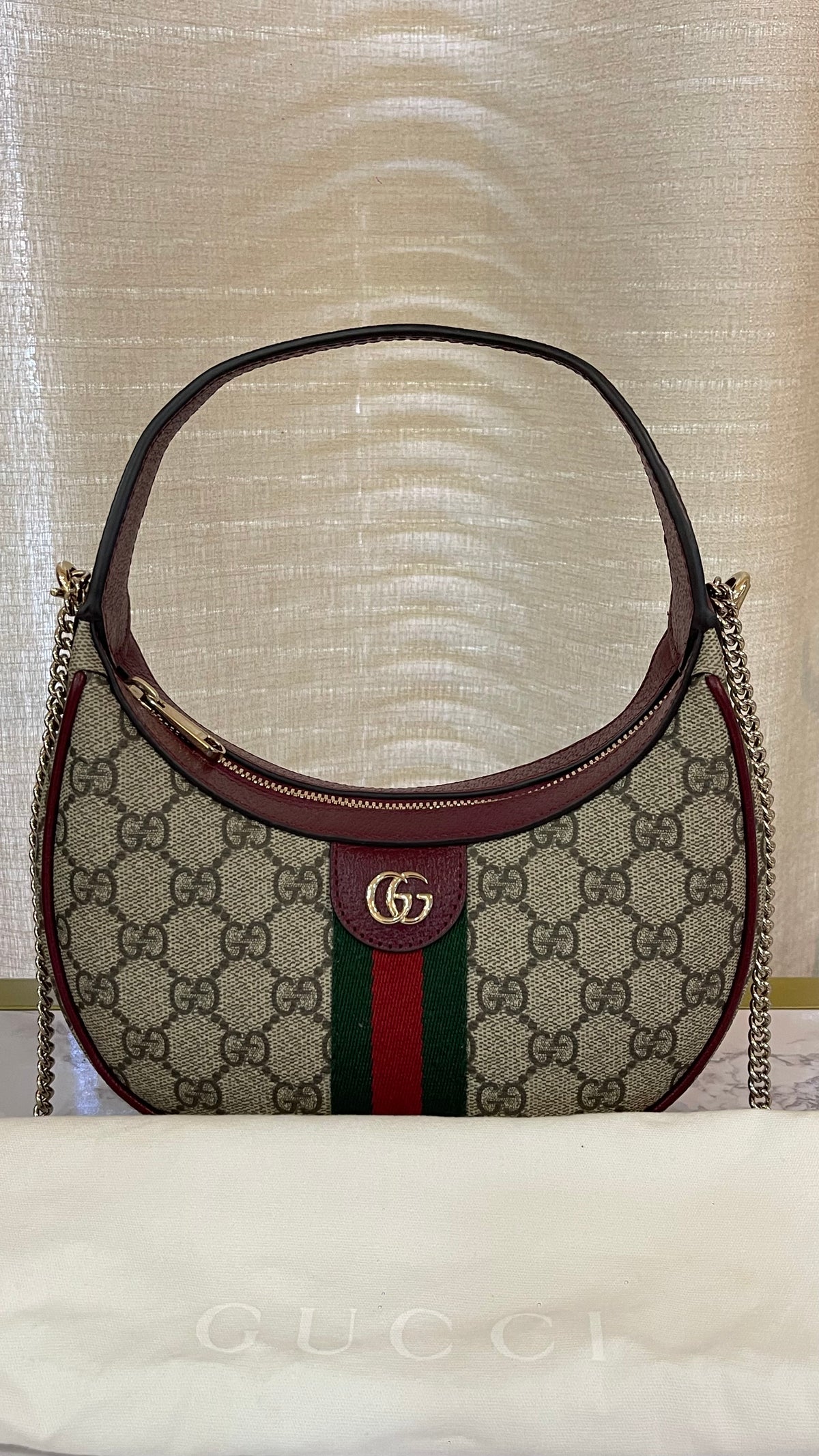 Gucci PRE OWNED GG Preloved Supreme Ophidia