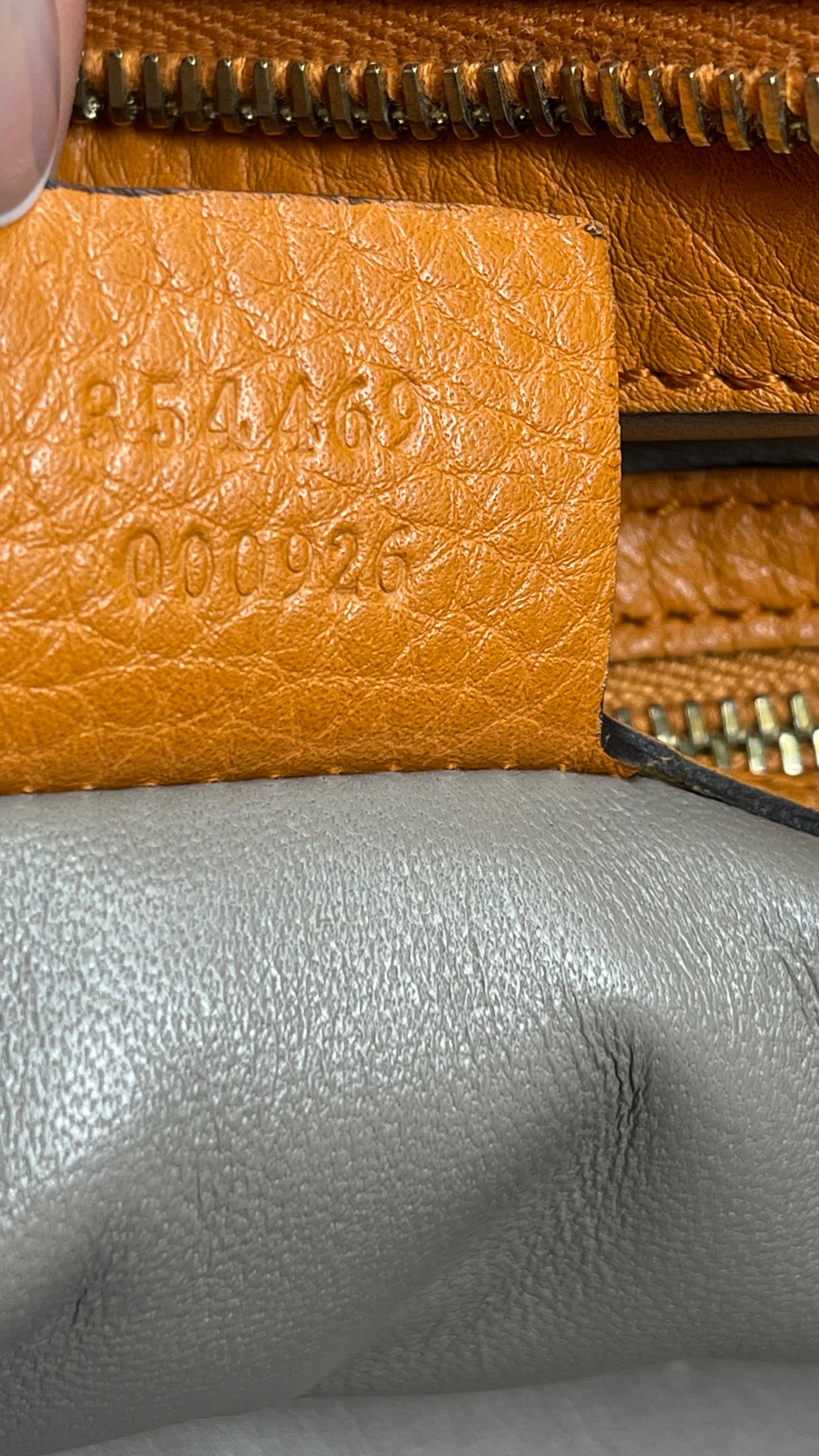 Gucci Pebble Calfdkin Lady Tassel Tote