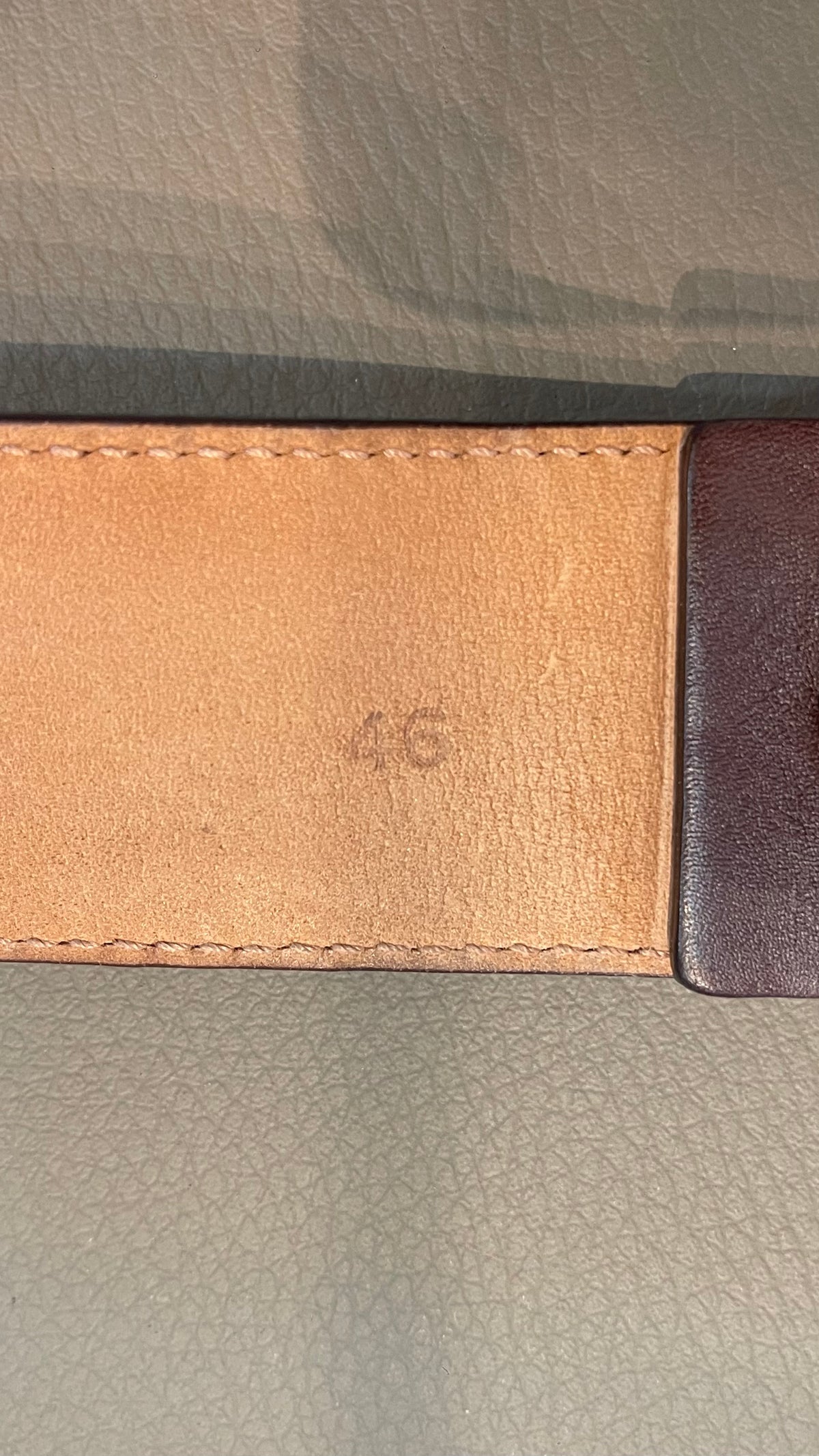 Salvatore Ferragamo Gancini Belt — Dark Brown Leather / Silver