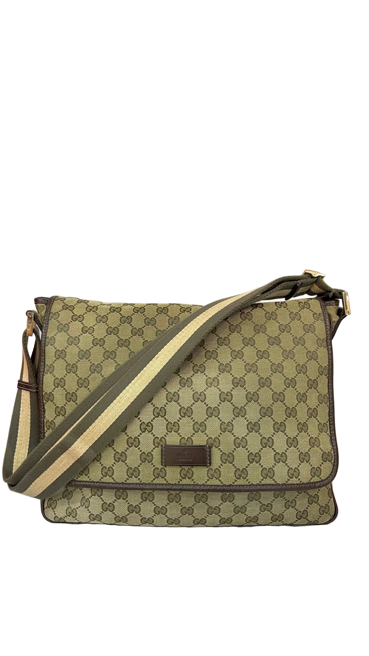 Gucci PRE OWNED Messenger Flap Bag