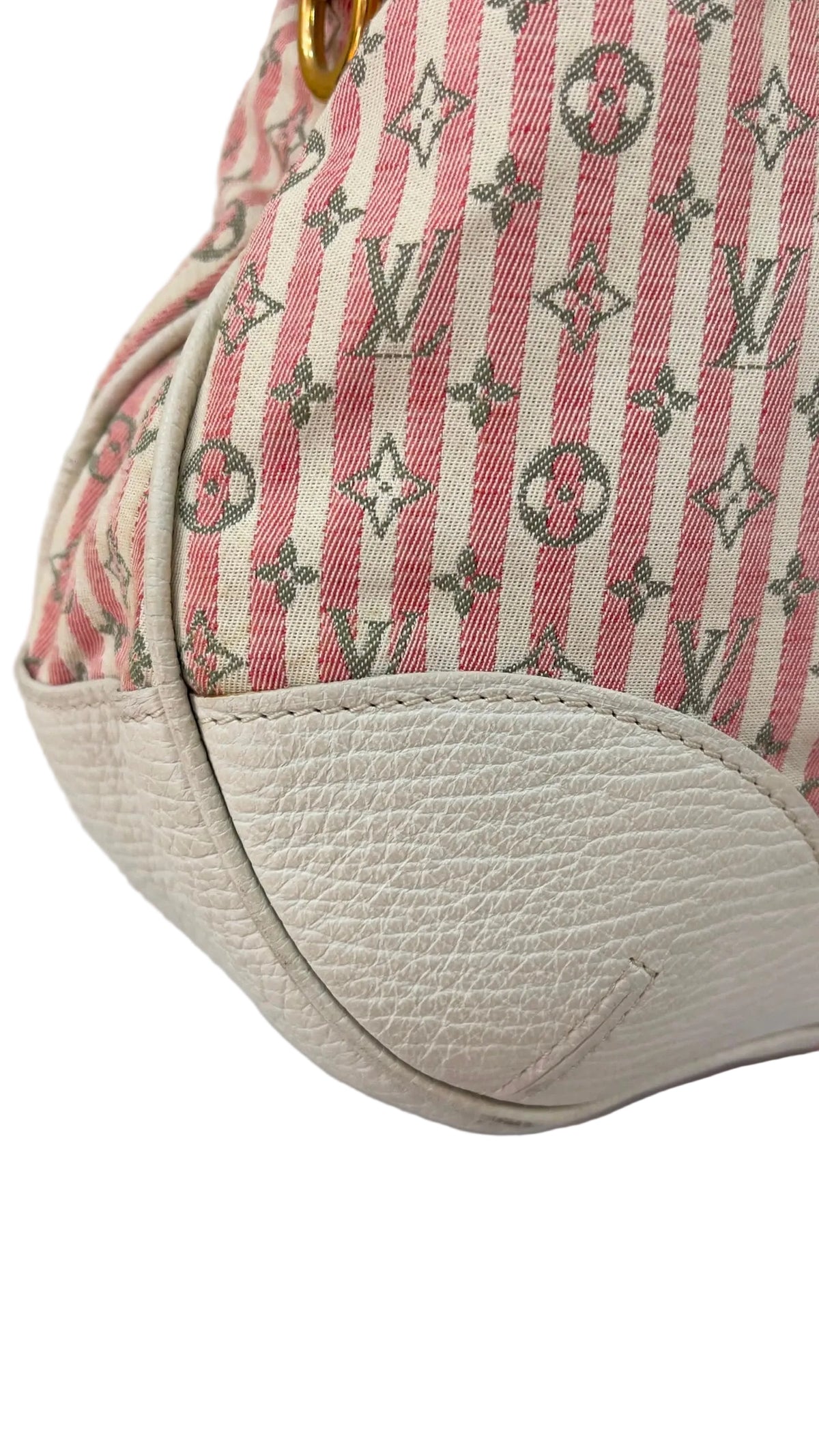 Louis Vuitton PRE OWNED Mini Lin Croisette Marine GM