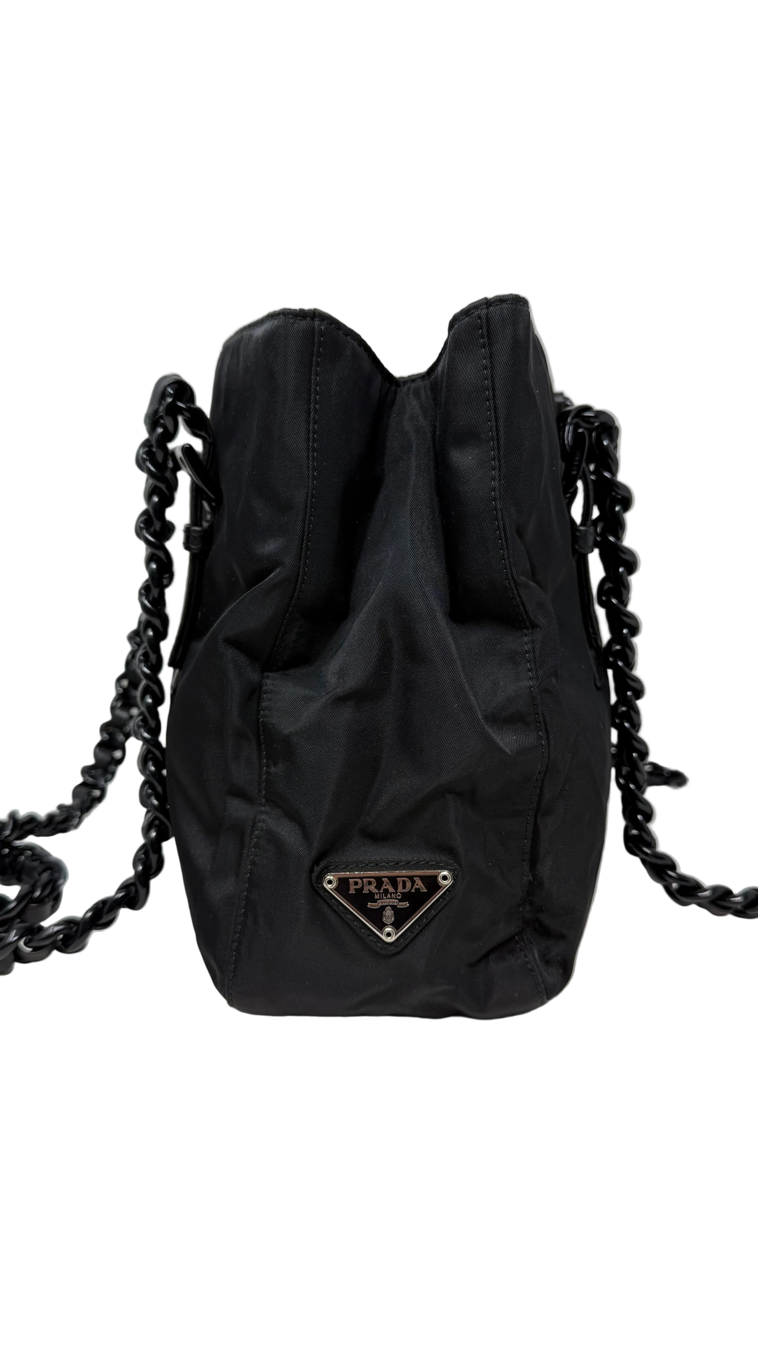 Prada Tessuto Nylon Bacheli  Shoulder Bag Preloved