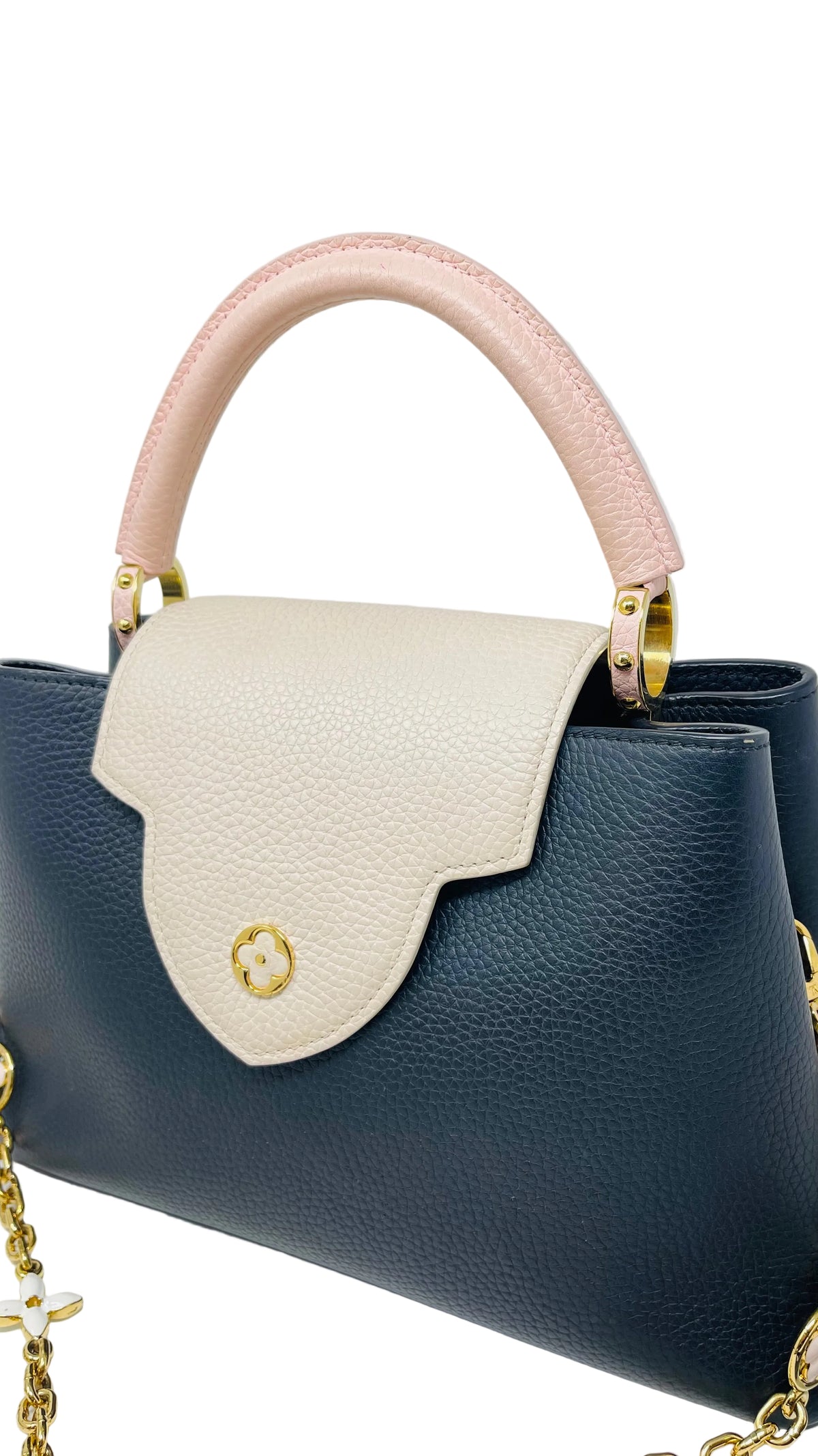 Louis Vuitton Capucine Taurillon Leather Bag PRE OWNED (Microchip)