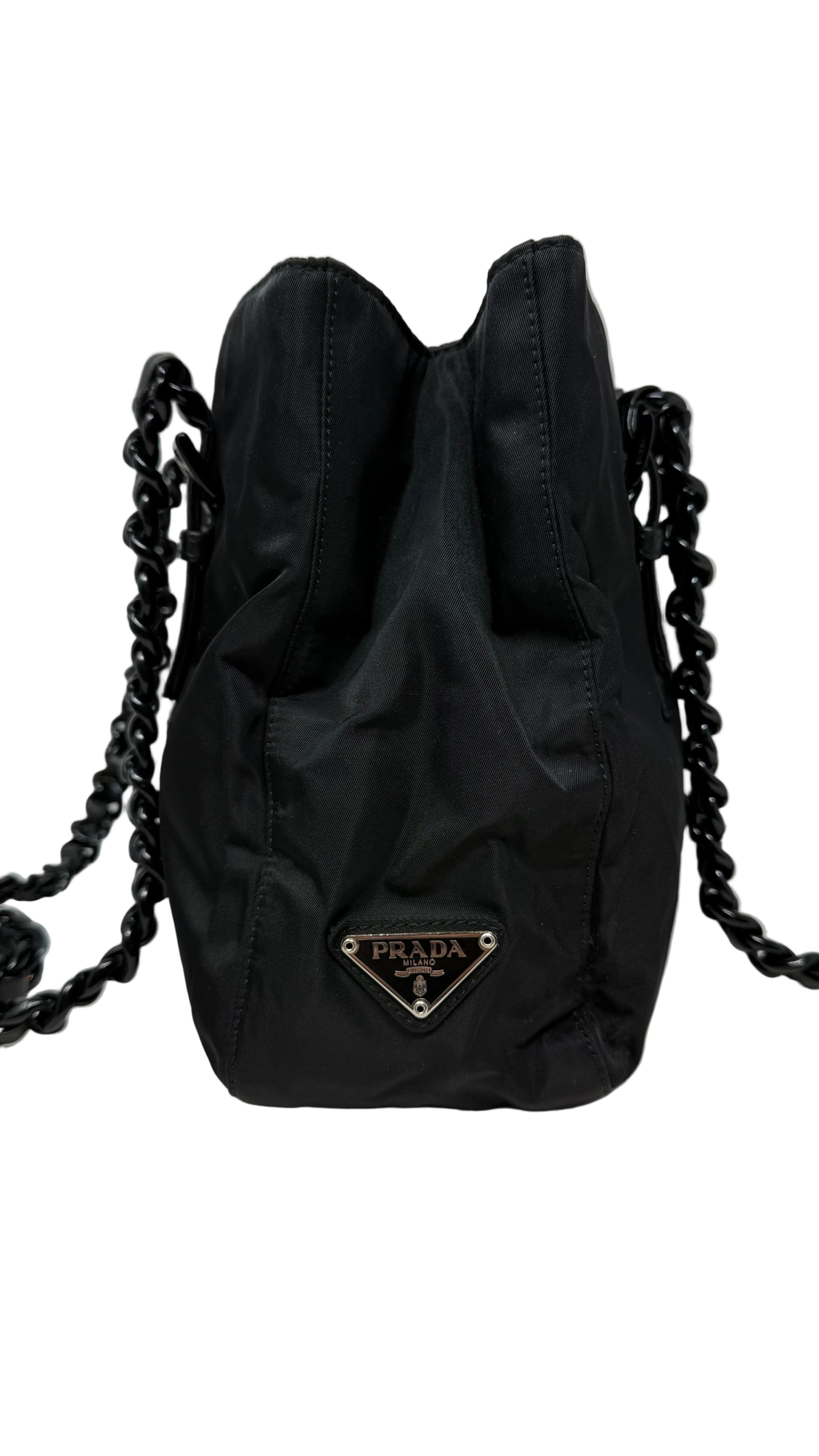 Prada Tessuto Nylon Bacheli  Shoulder Bag Preloved