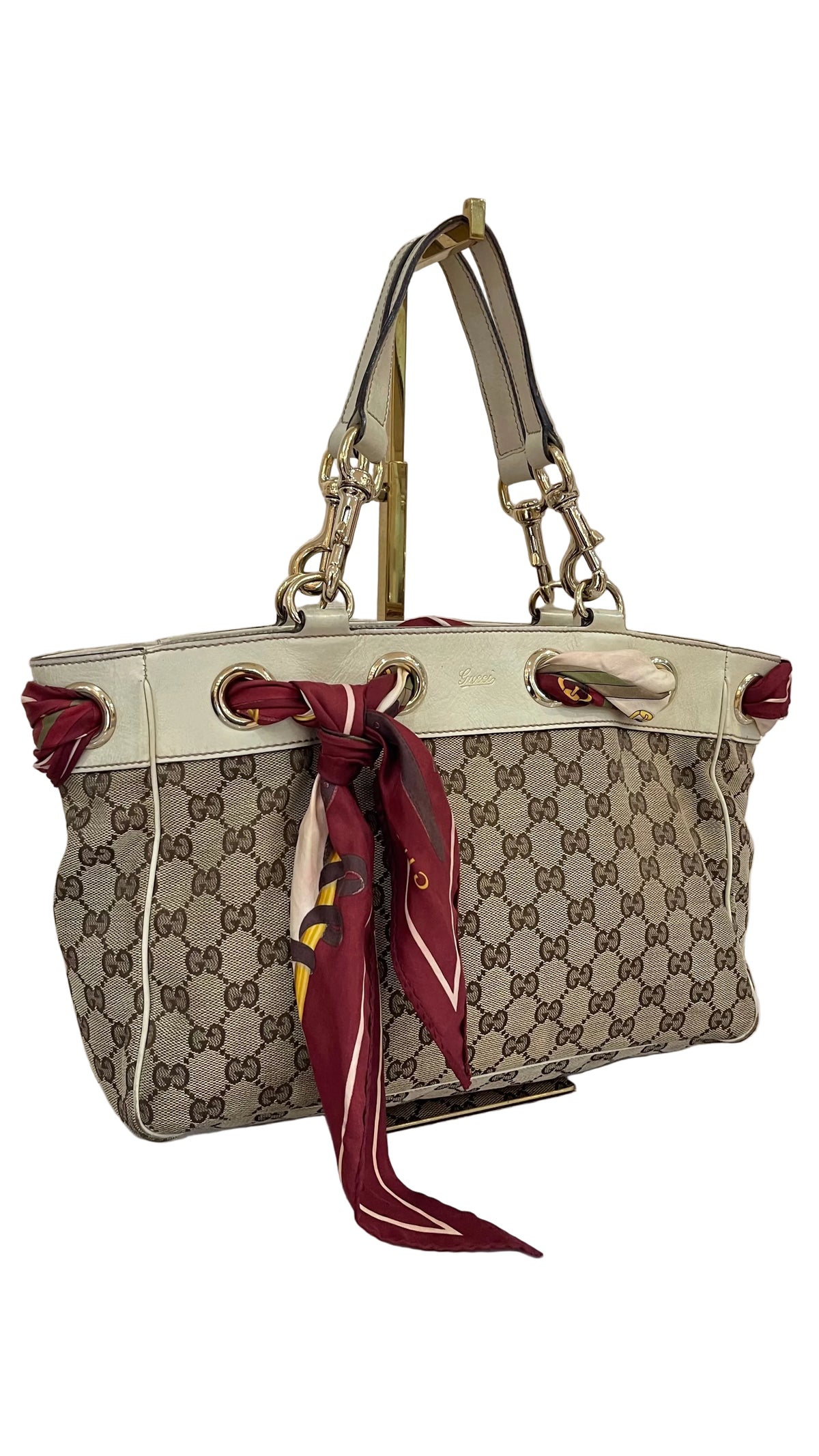 Gucci PRE OWNED Positano GG Monogram Tote Bag