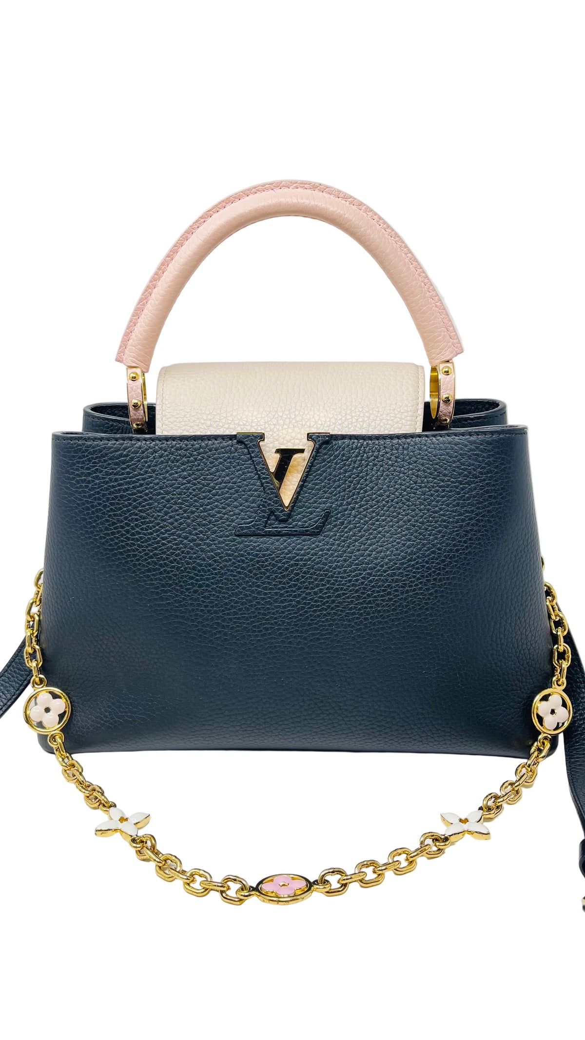 Louis Vuitton Capucine Taurillon Leather Bag PRE OWNED (Microchip)