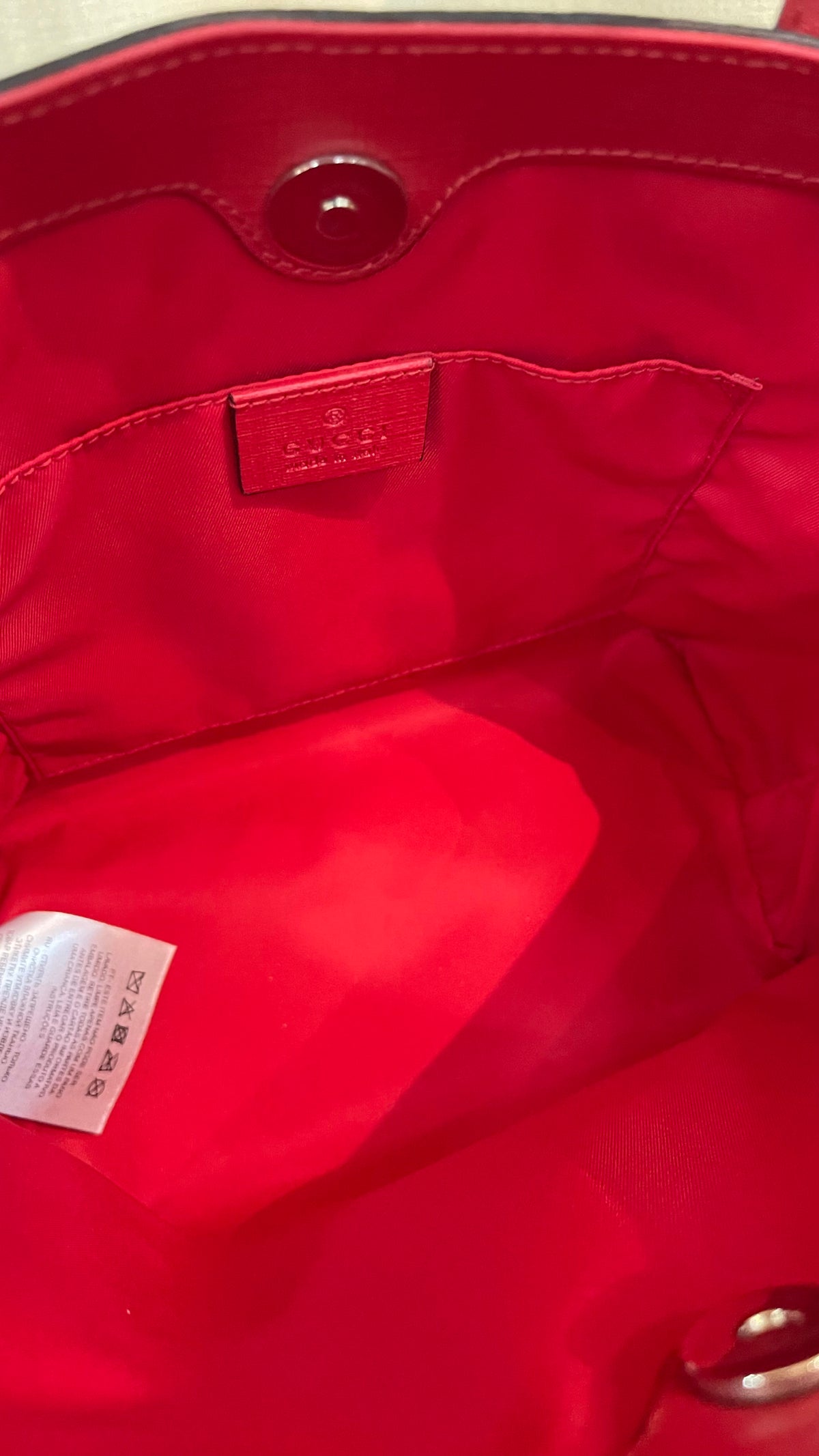 Gucci PRE OWNED Children's Mini Tote GG Supreme Bow Print