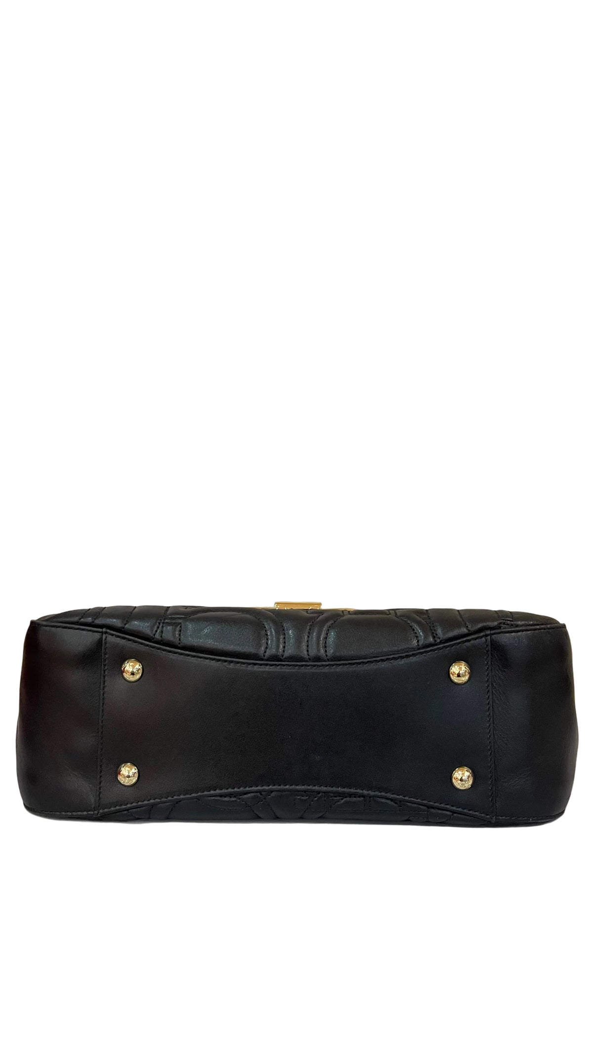 Salvatore Ferragamo PRE OWNED Quilted Gancini Flap Shoulder Bag