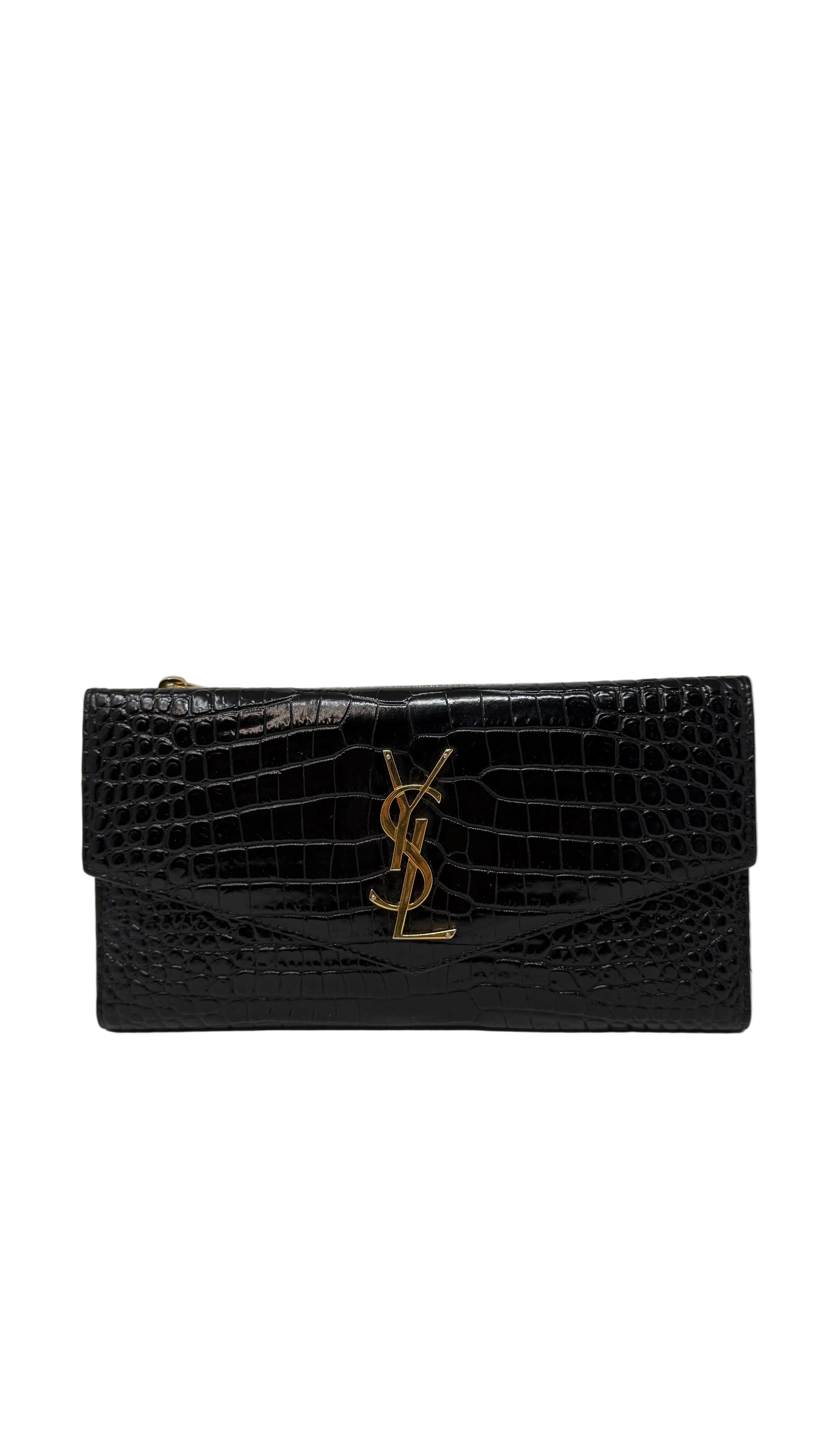 YSL Cassandre Wallet Patent Leather