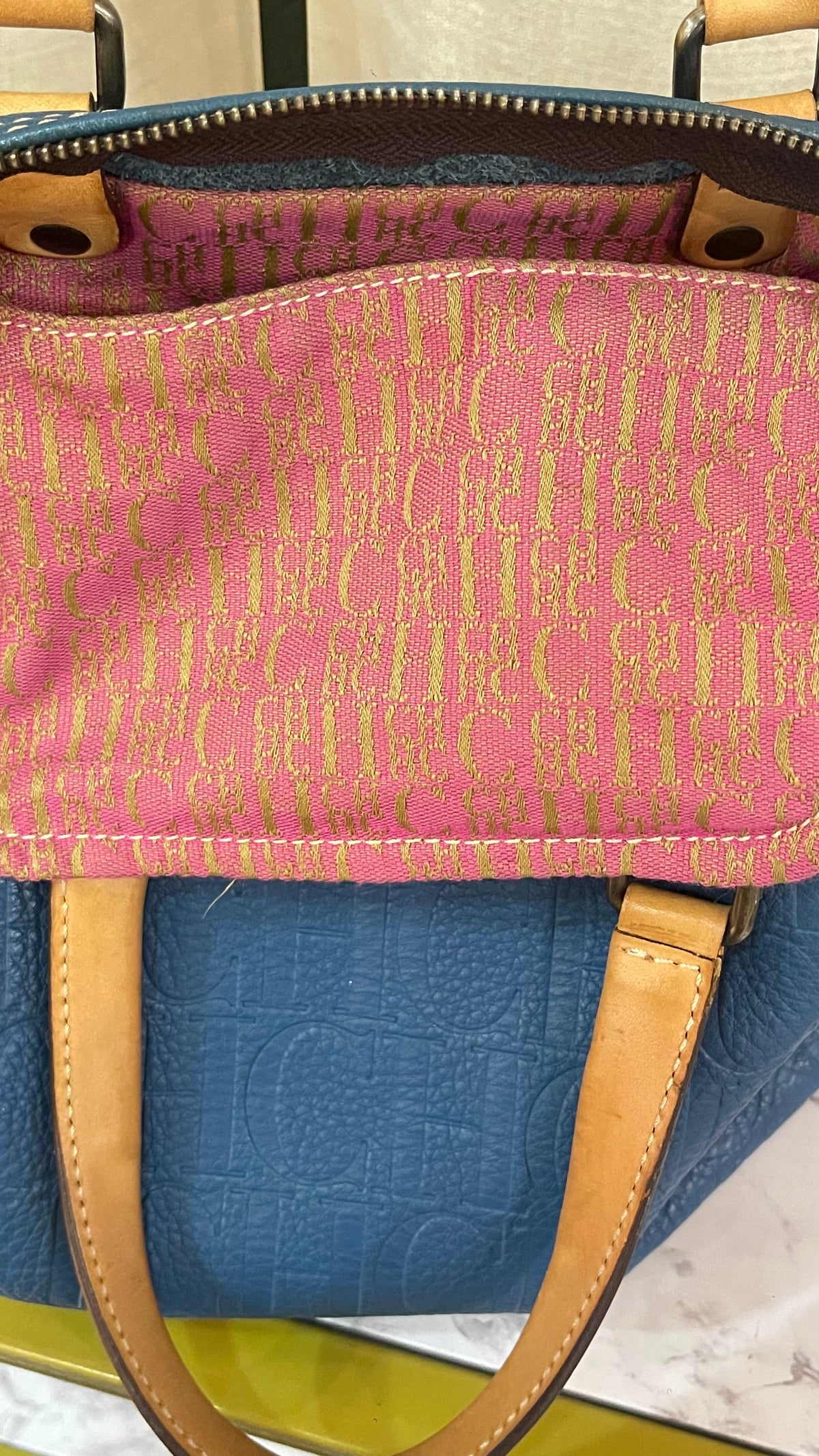 Carolina Herrera PRE OWNED Andy Bag Large