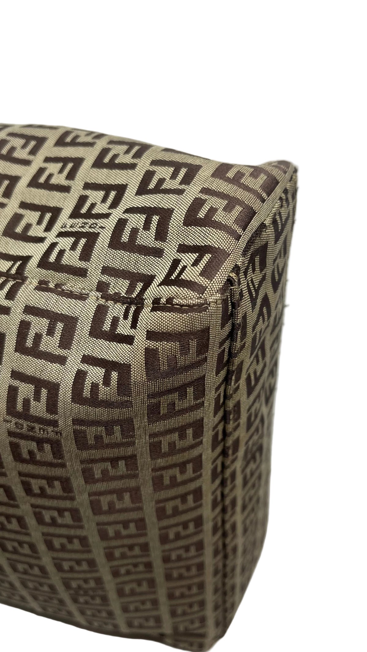 Fendi PRE OWNED Tote Zucchino Pequeña de Lona