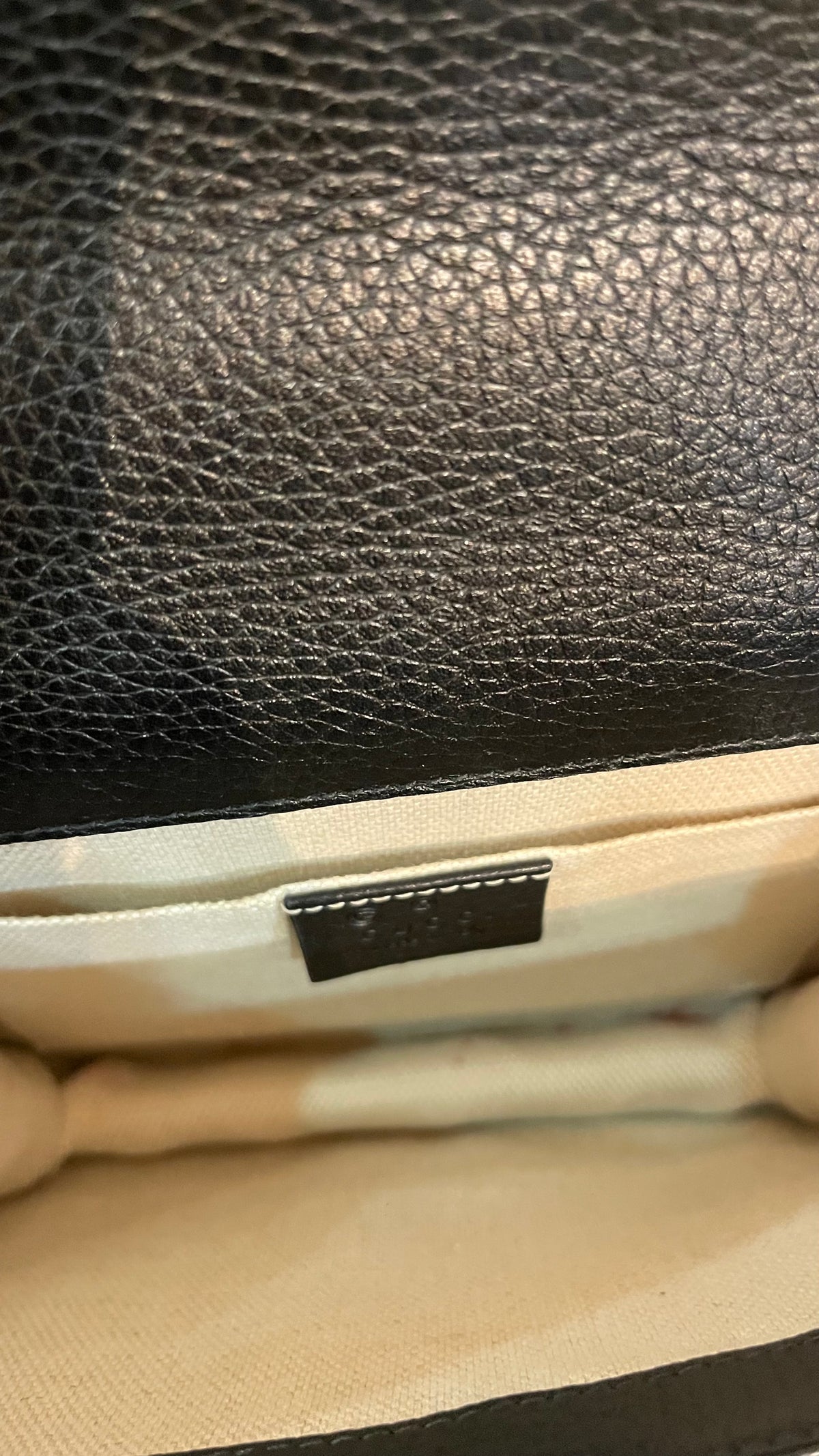 Gucci PRE OWNED GG Marmont Chain Leather Small Shoulder Bag