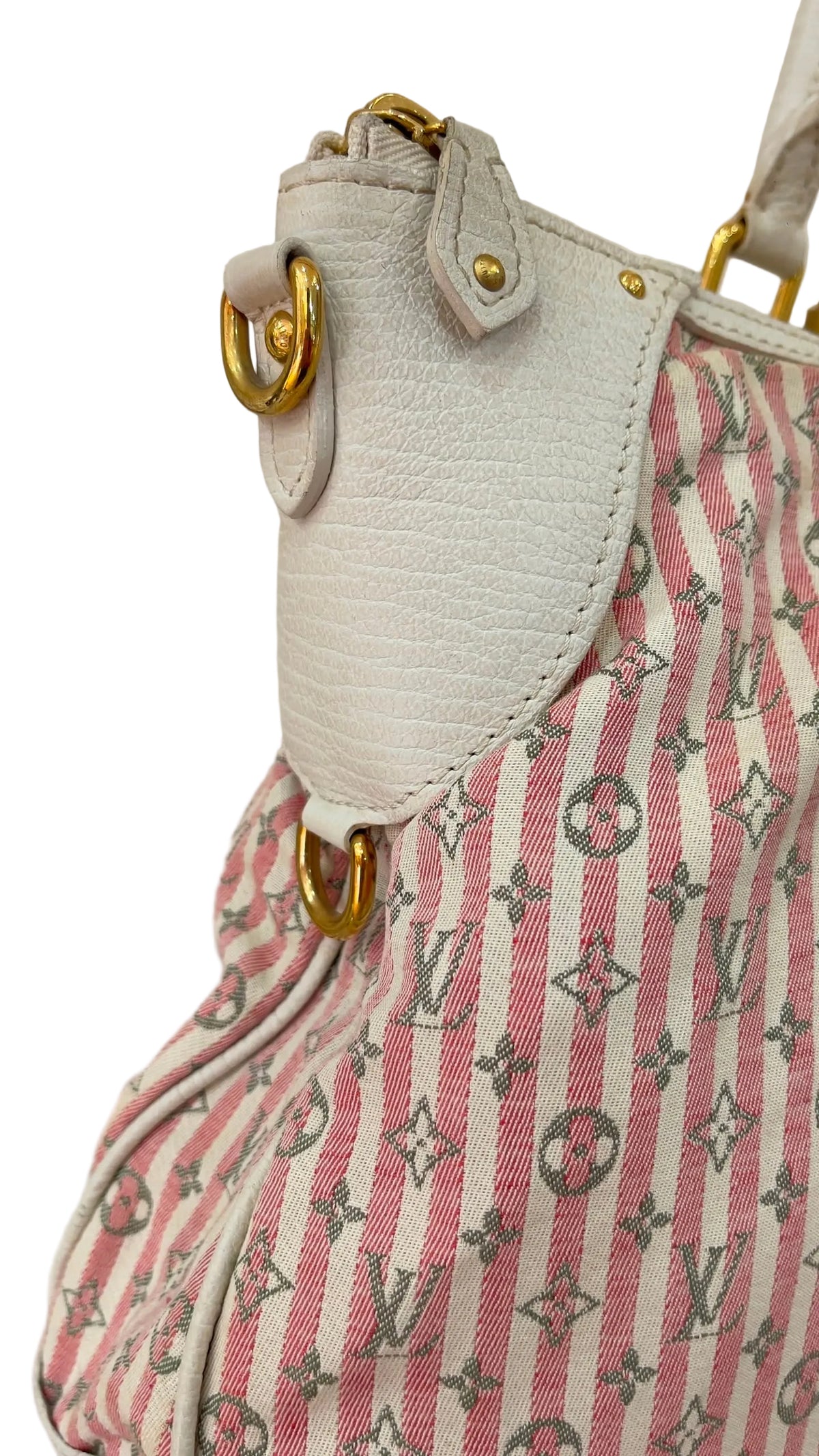 Louis Vuitton PRE OWNED Mini Lin Croisette Marine GM