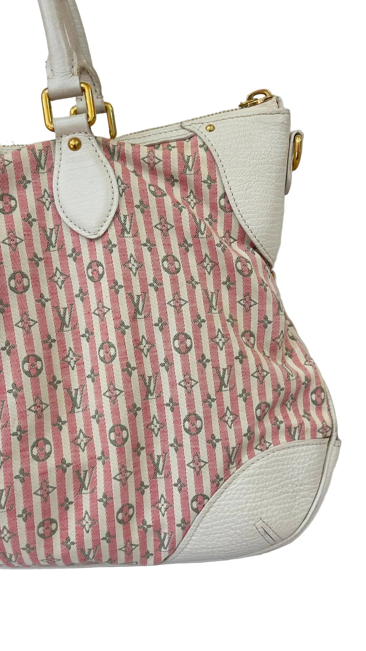 Louis Vuitton PRE OWNED Mini Lin Croisette Marine GM