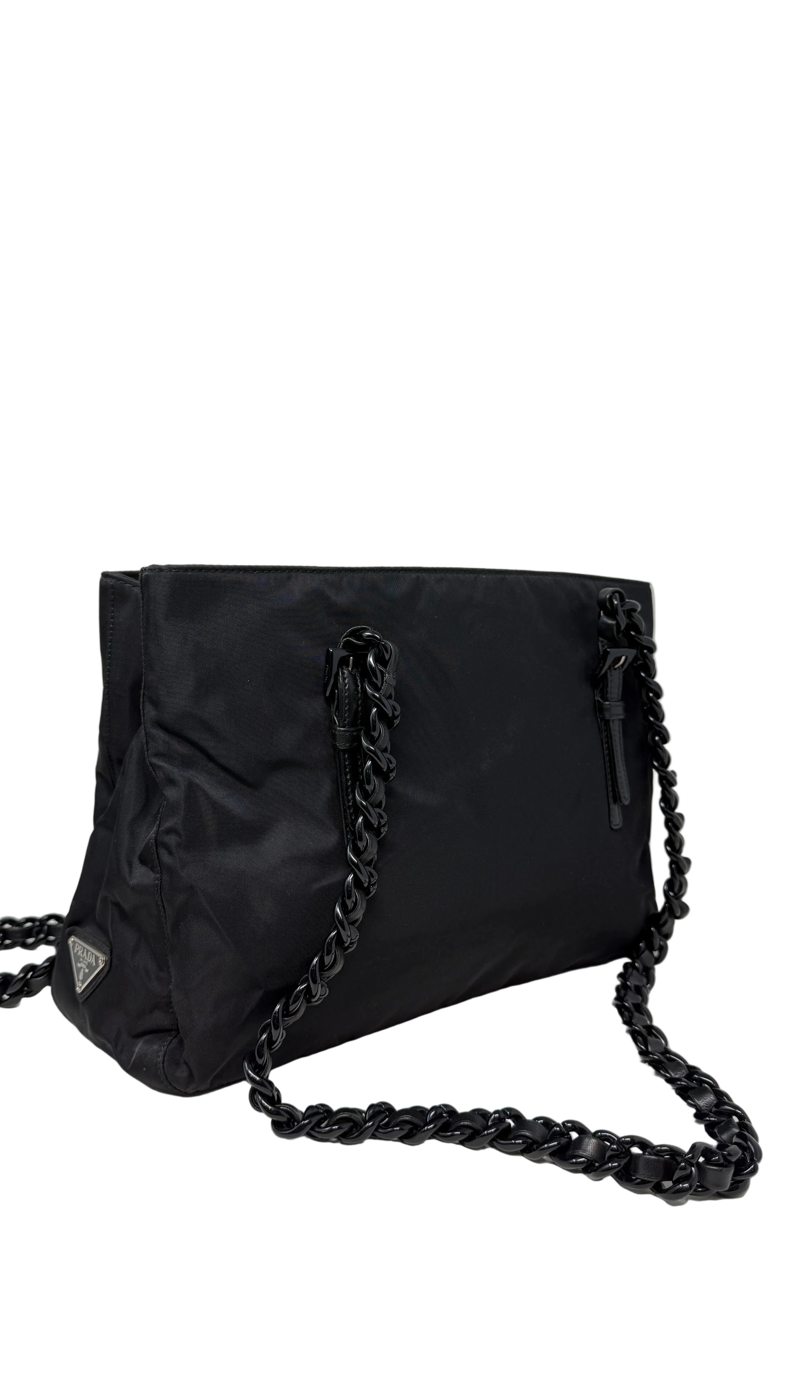 Prada Tessuto Nylon Bacheli  Shoulder Bag Preloved