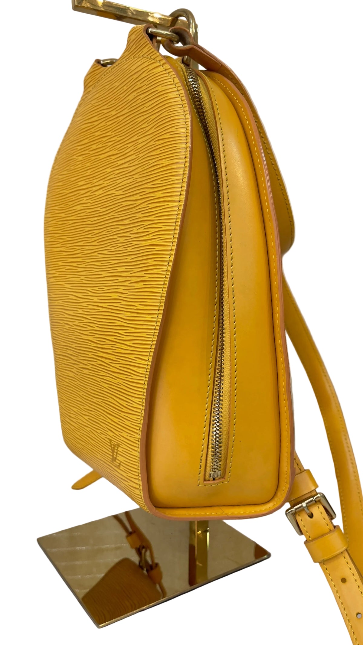 Louis Vuitton Mabillon Backpack Epi Leather Tassil Yellow PRE OWNED