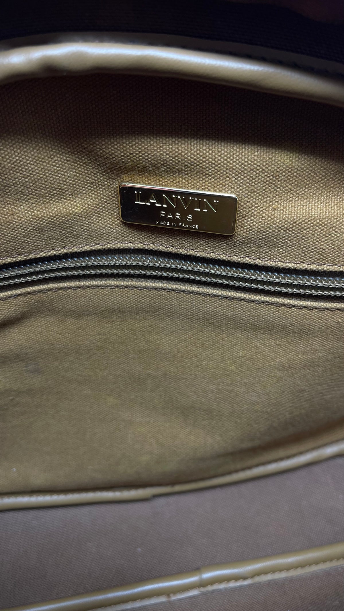 Lanvin Paris Vintage Crossbody Flap Bag PRE OWNED