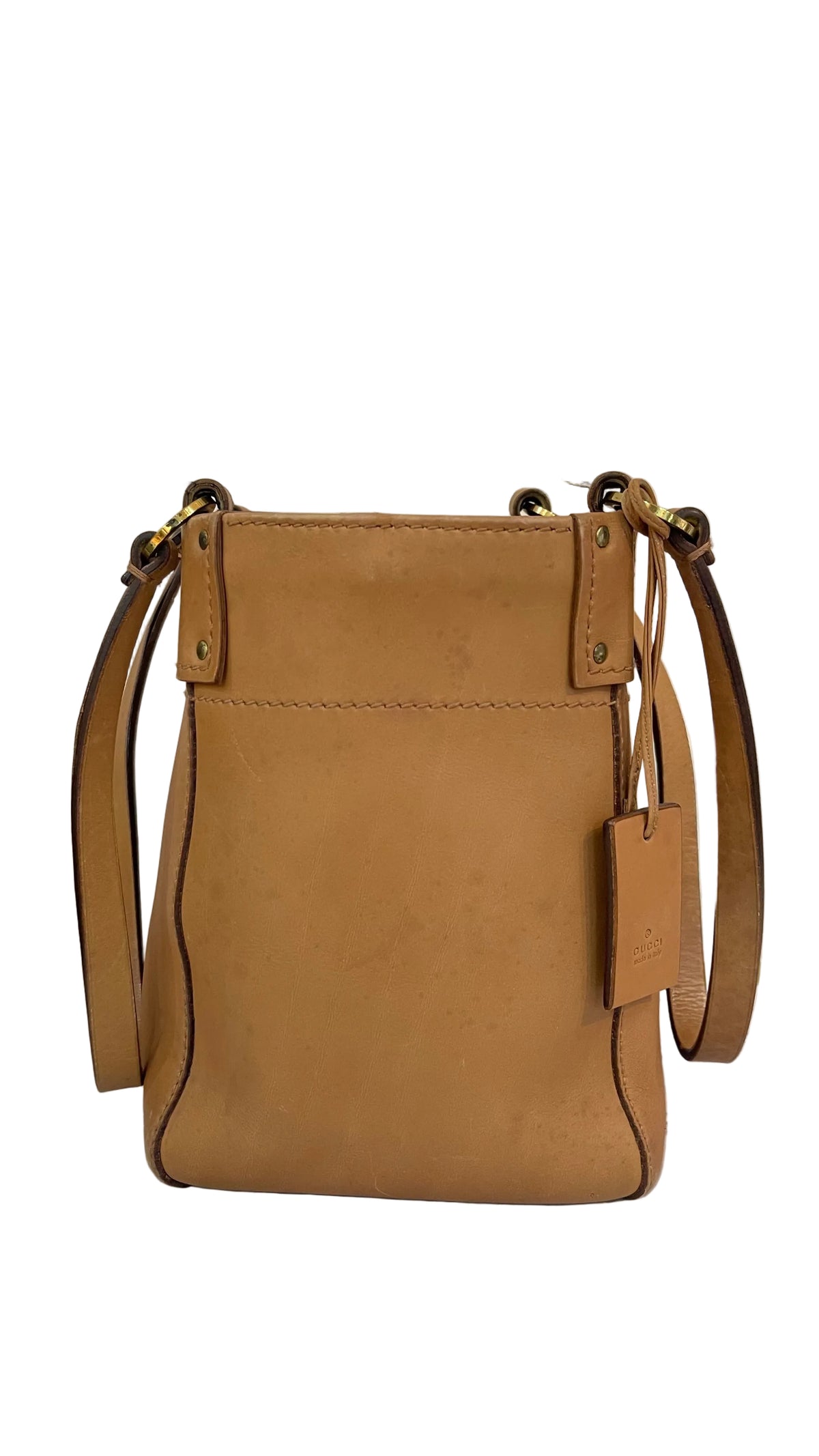Gucci PRE OWNED Leather Bucket Vintage
