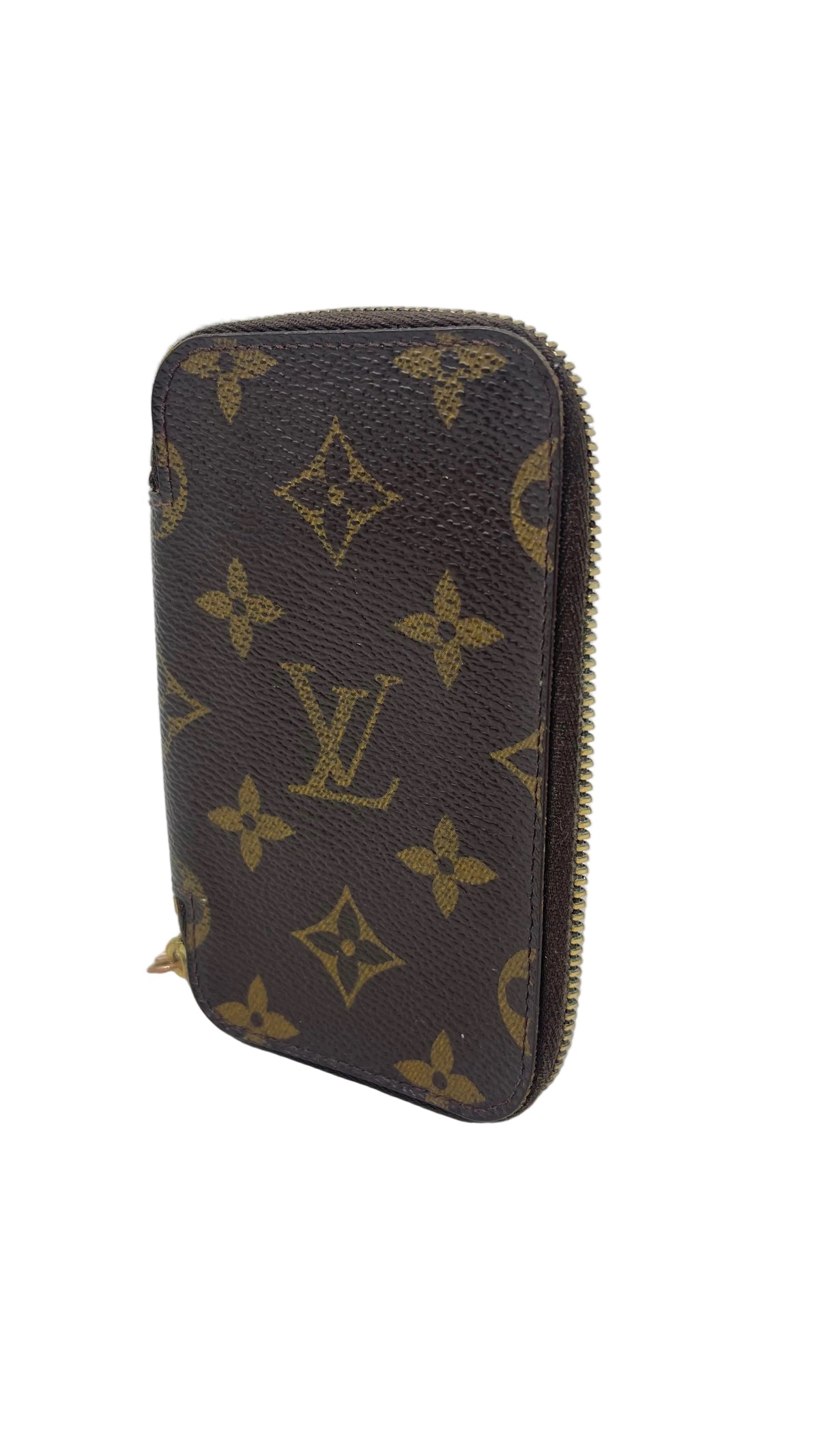 Louis Vuitton PRE OWNED Monogram Canvas Zip Around Multicles 6 Key Holder