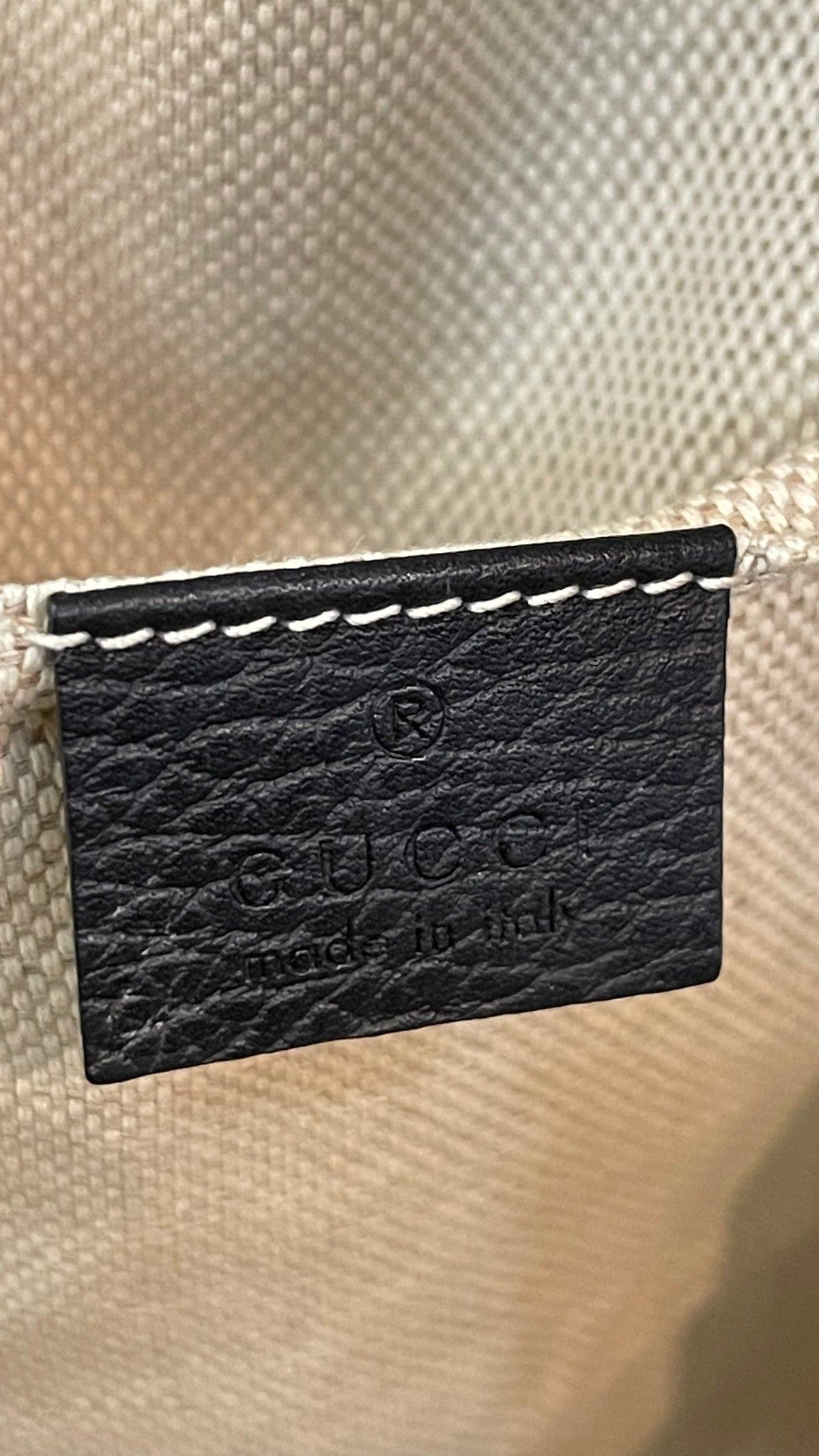 Gucci PRE OWNED Soho Chain Backpack Black Pebbled Leather