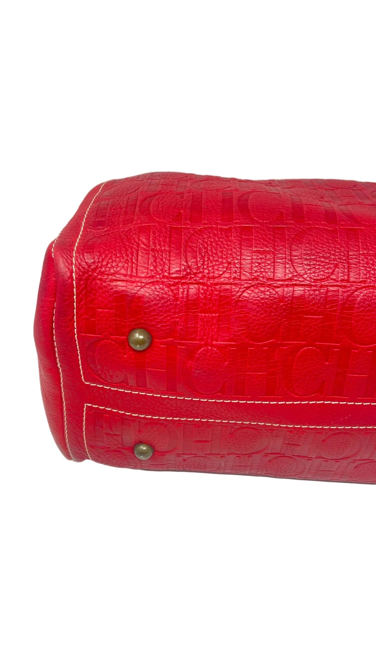 Carolina Herrera PREOWNED Andy Bag Red
