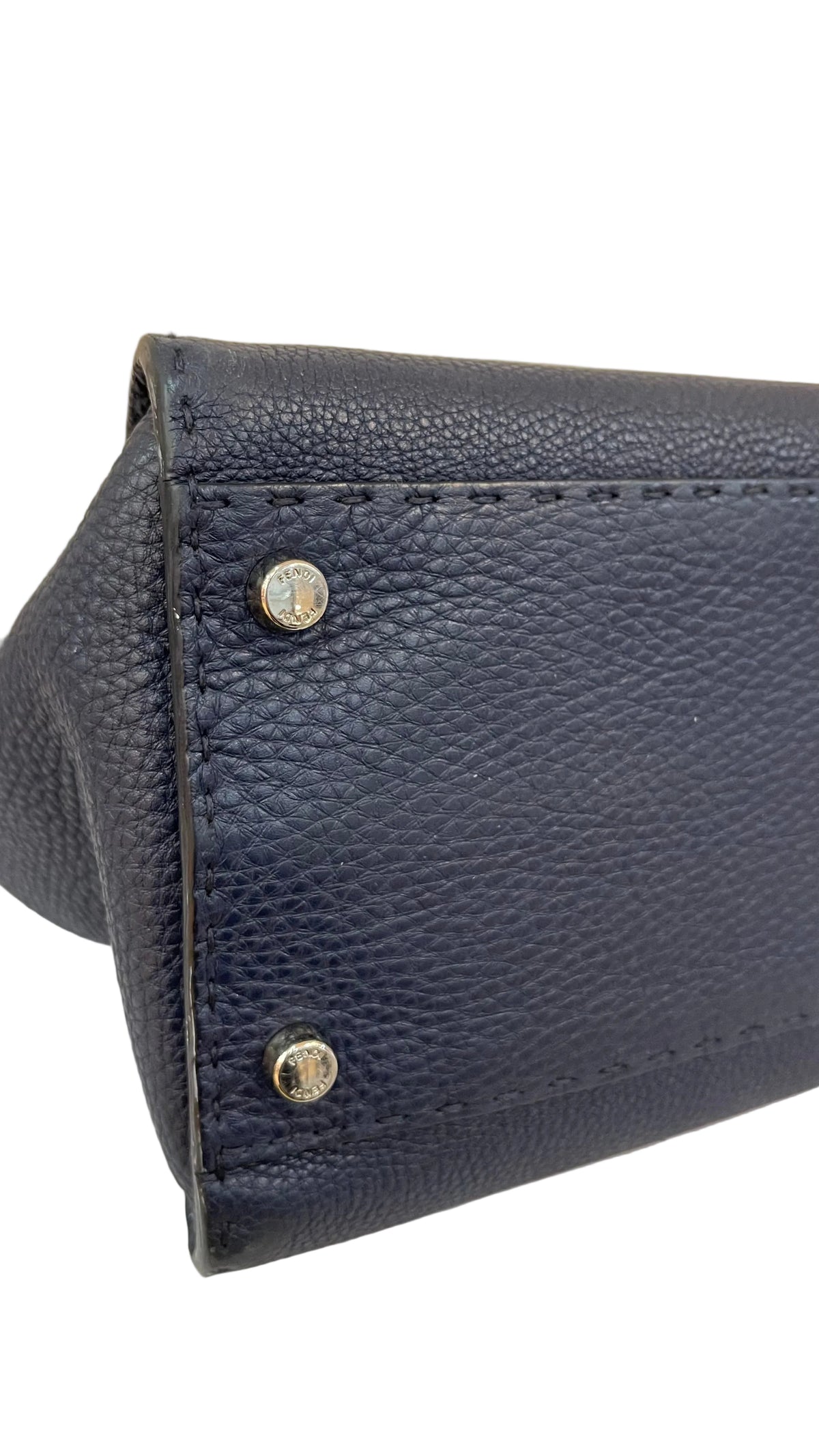 Fendi Peekaboo Medium Blue Selleria – Pre-Owned
