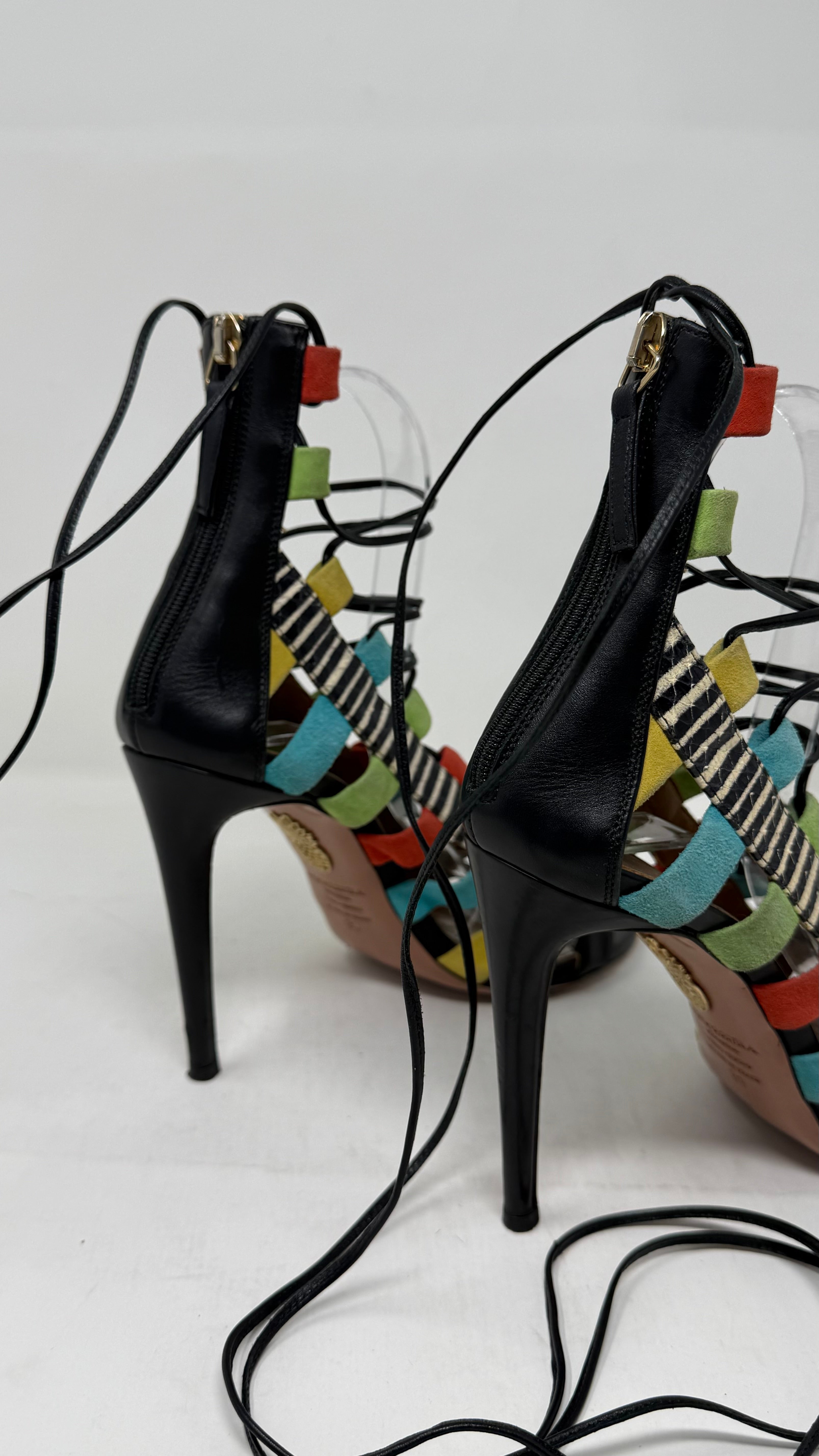 Aquazzura tacones multicolor
