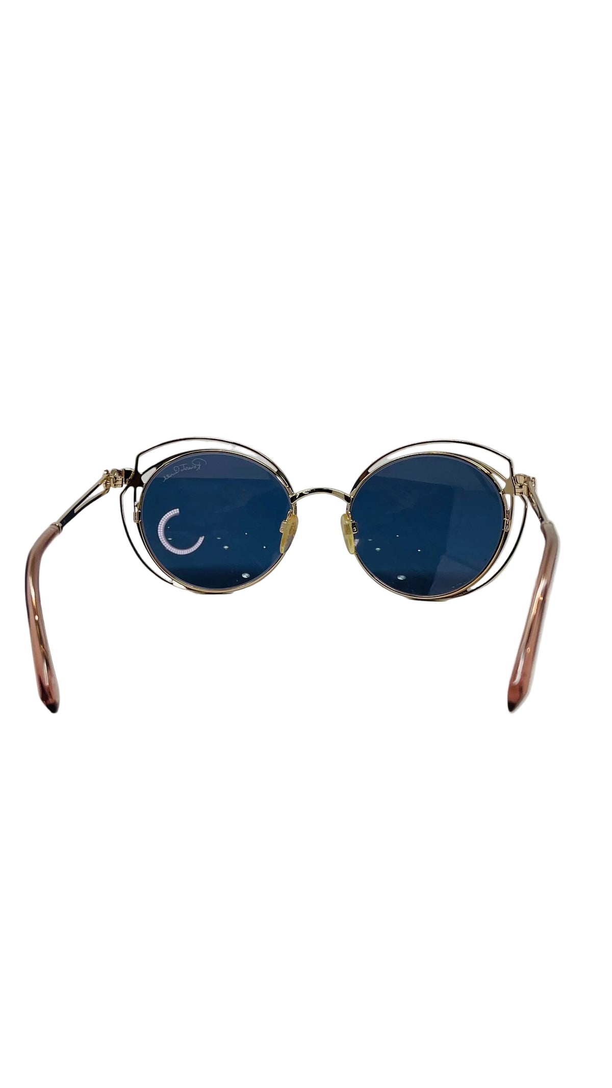 Roberto Cavalli Sunglasses Round Gold Filigree PREOWNED