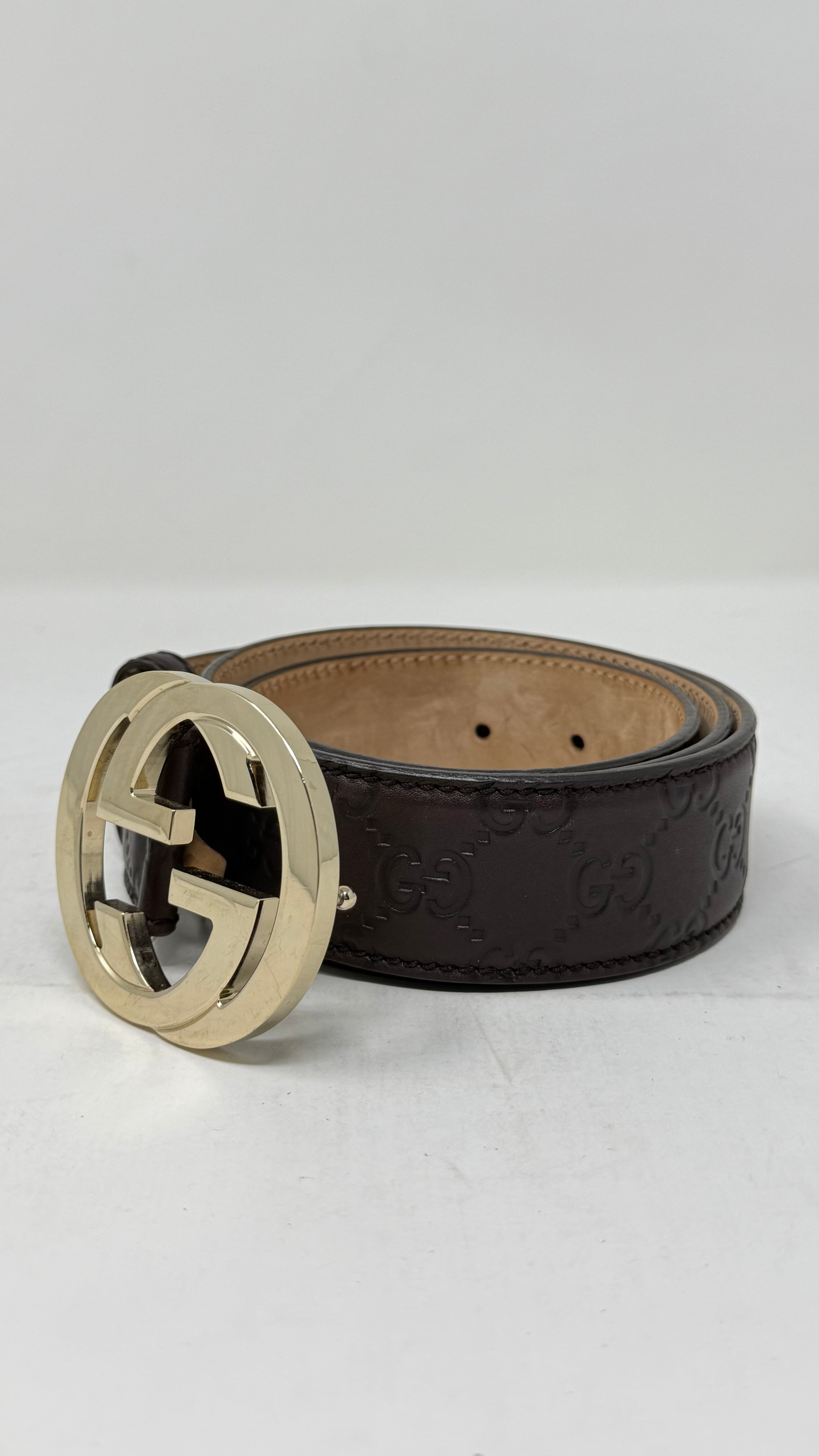 Gucci Cinturon de Caballero