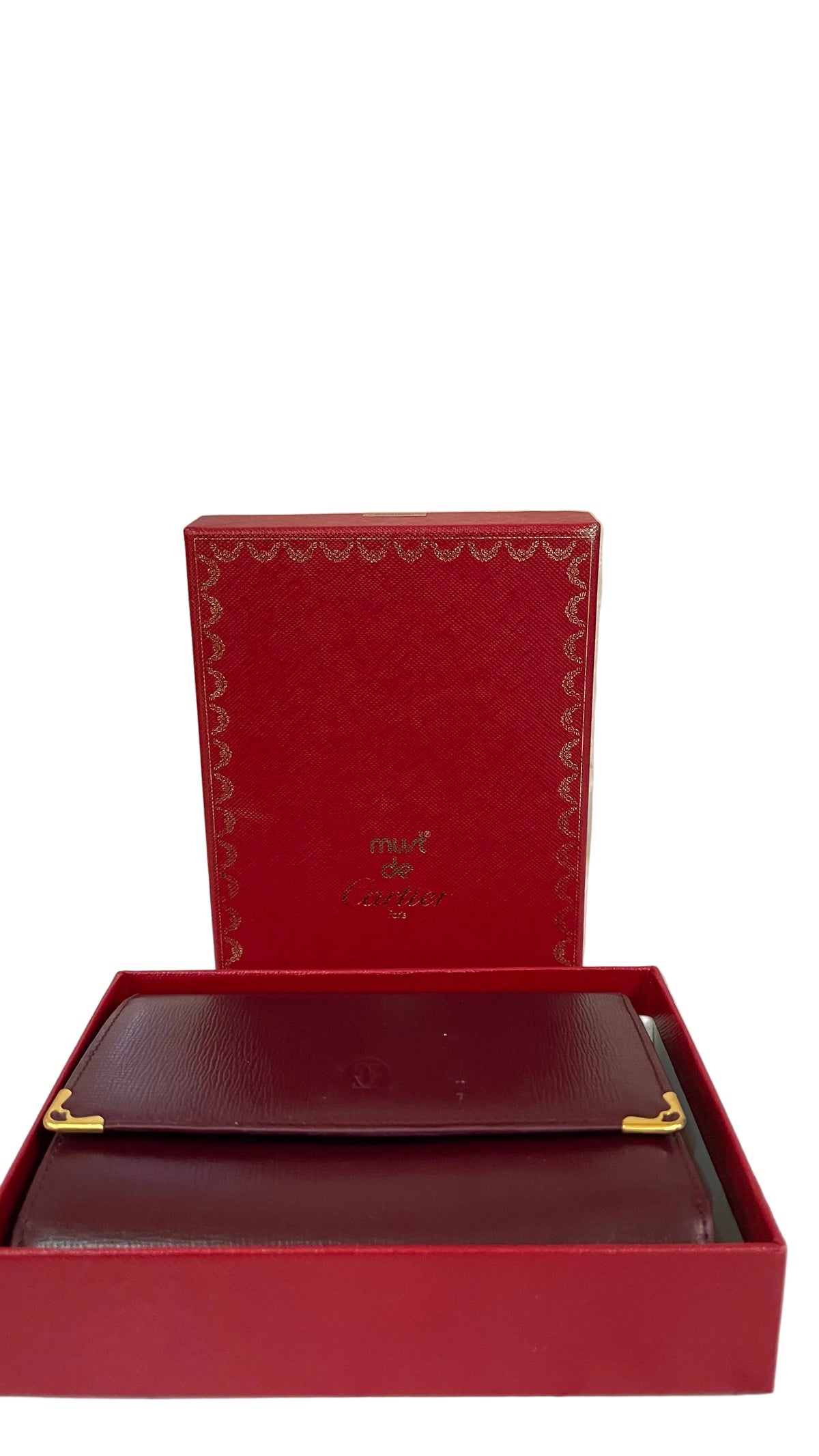 Cartier PRE OWNED Wallet Burdeos