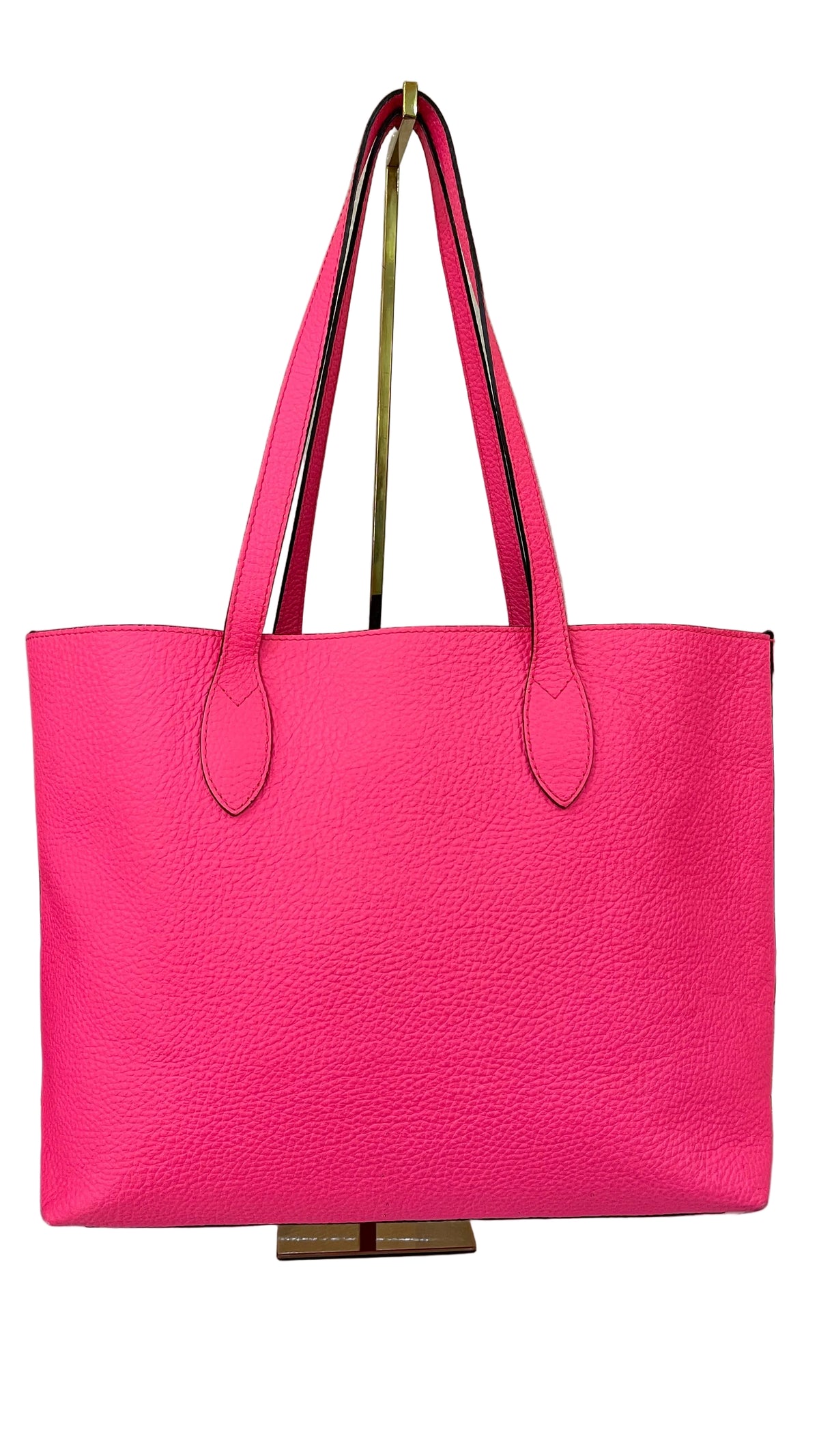Burberry Calfskin Remington Tote Neon Pink – Pre-Owned