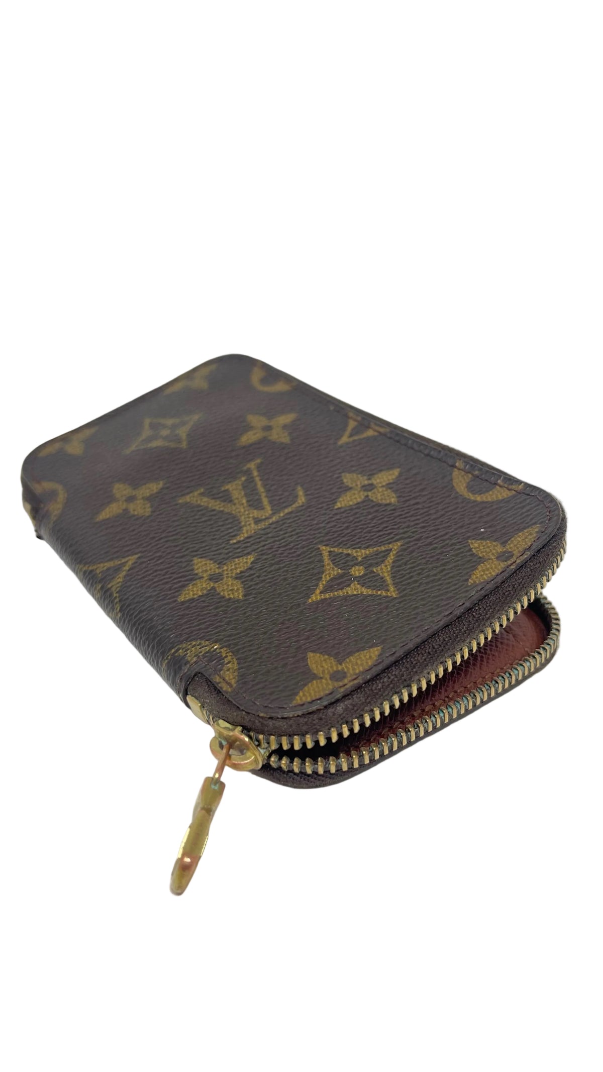Louis Vuitton PRE OWNED Monogram Canvas Zip Around Multicles 6 Key Holder