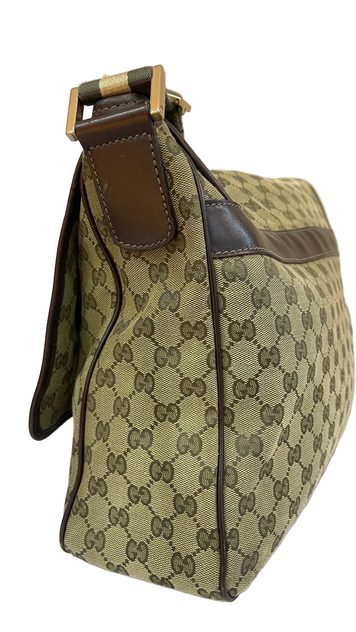 Gucci PRE OWNED Messenger Flap Bag