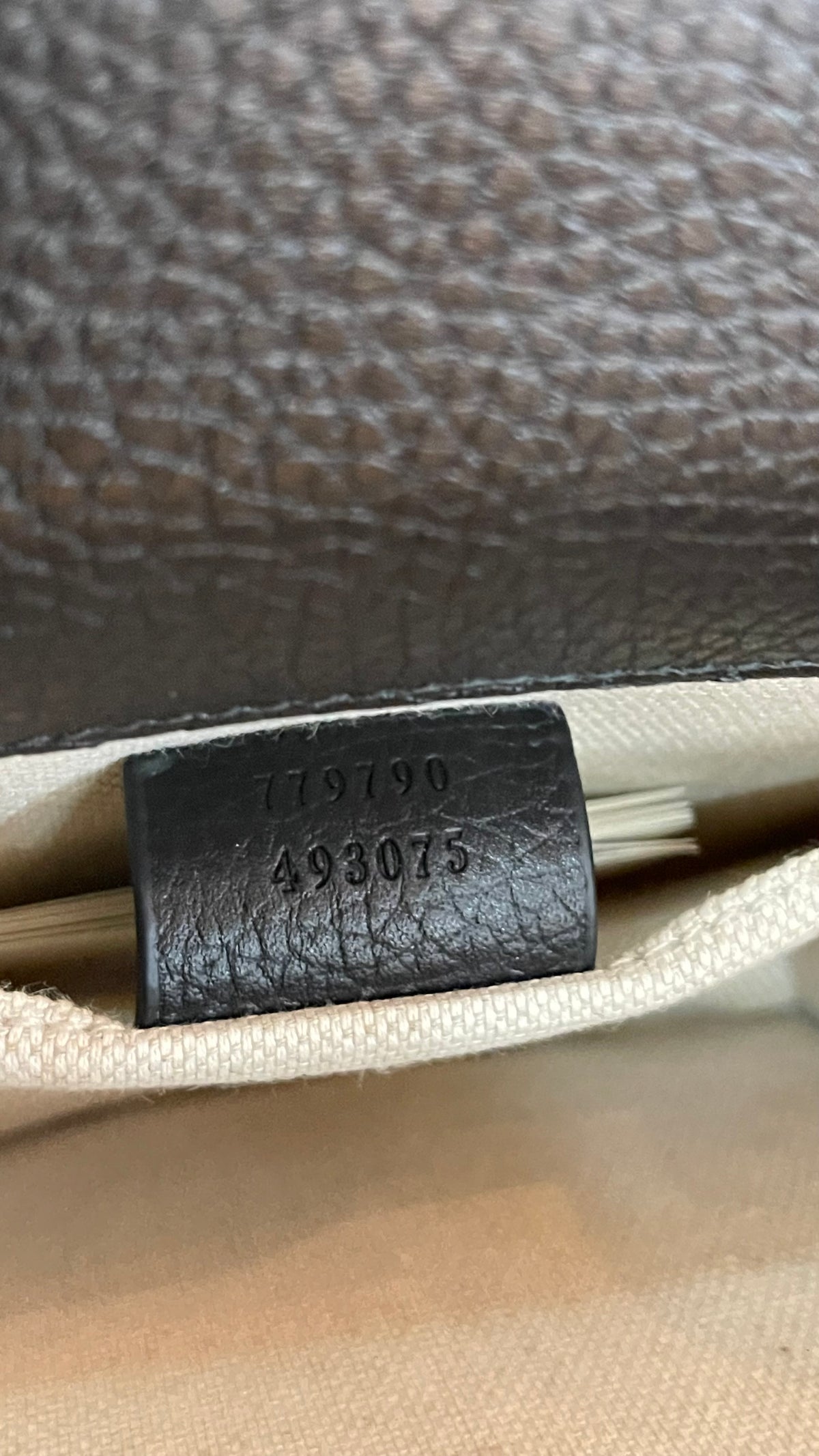 Gucci PRE OWNED GG Marmont Chain Leather Small Shoulder Bag