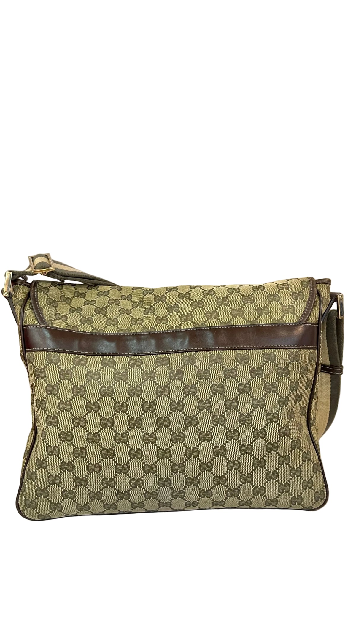 Gucci PRE OWNED Messenger Flap Bag