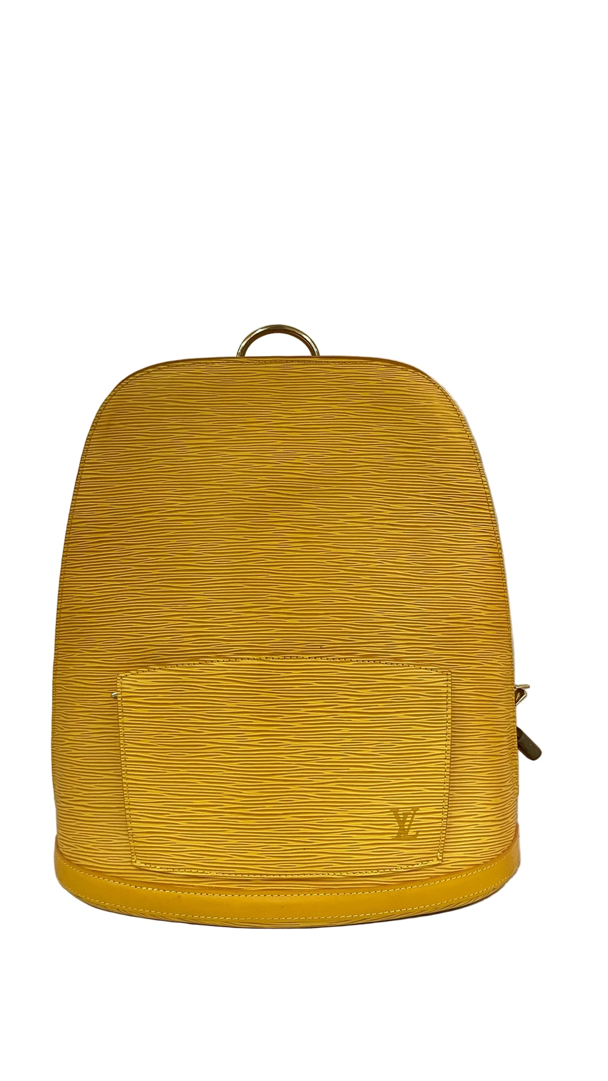 Louis Vuitton Gobelins Backpack PRE OWNED Epi Yellow 1998
