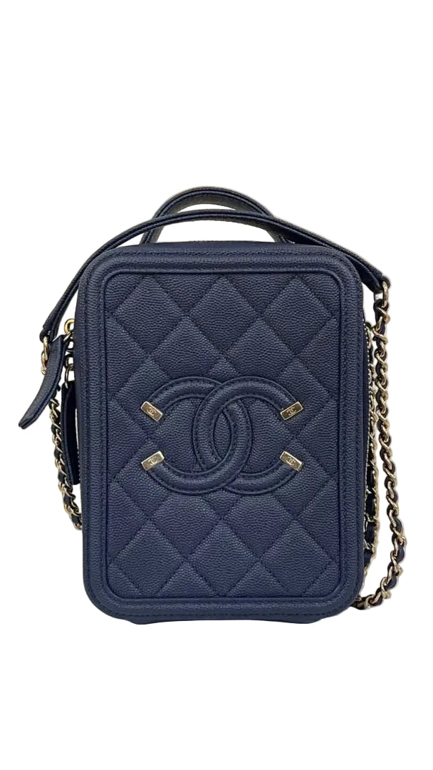 Chanel PRE OWNED Vanity Caviar Bag