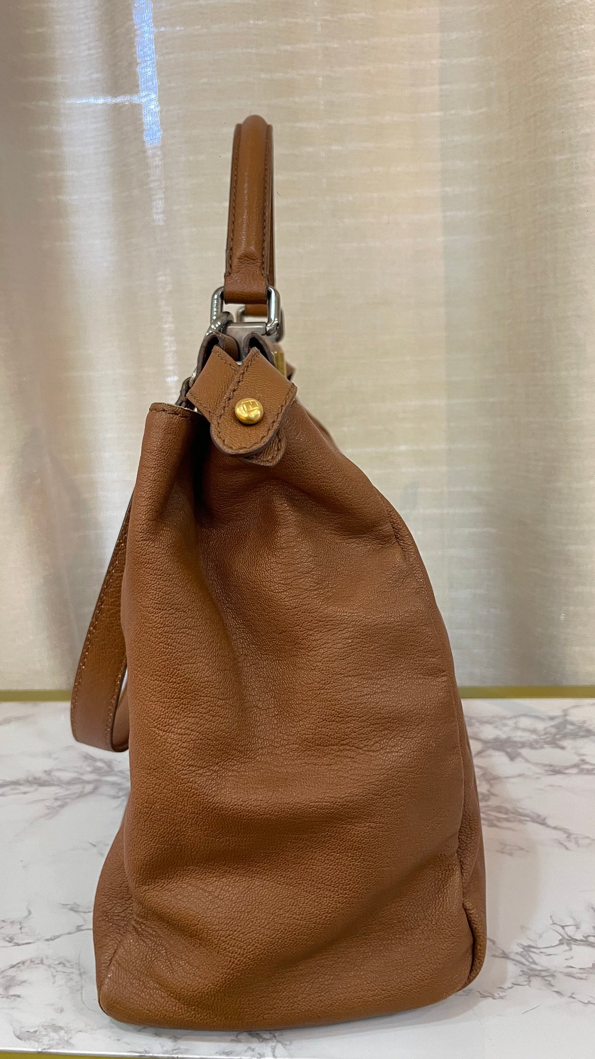 Fendi Peekaboo Large Pre-Owned – Edición Especial Interior Animal Print