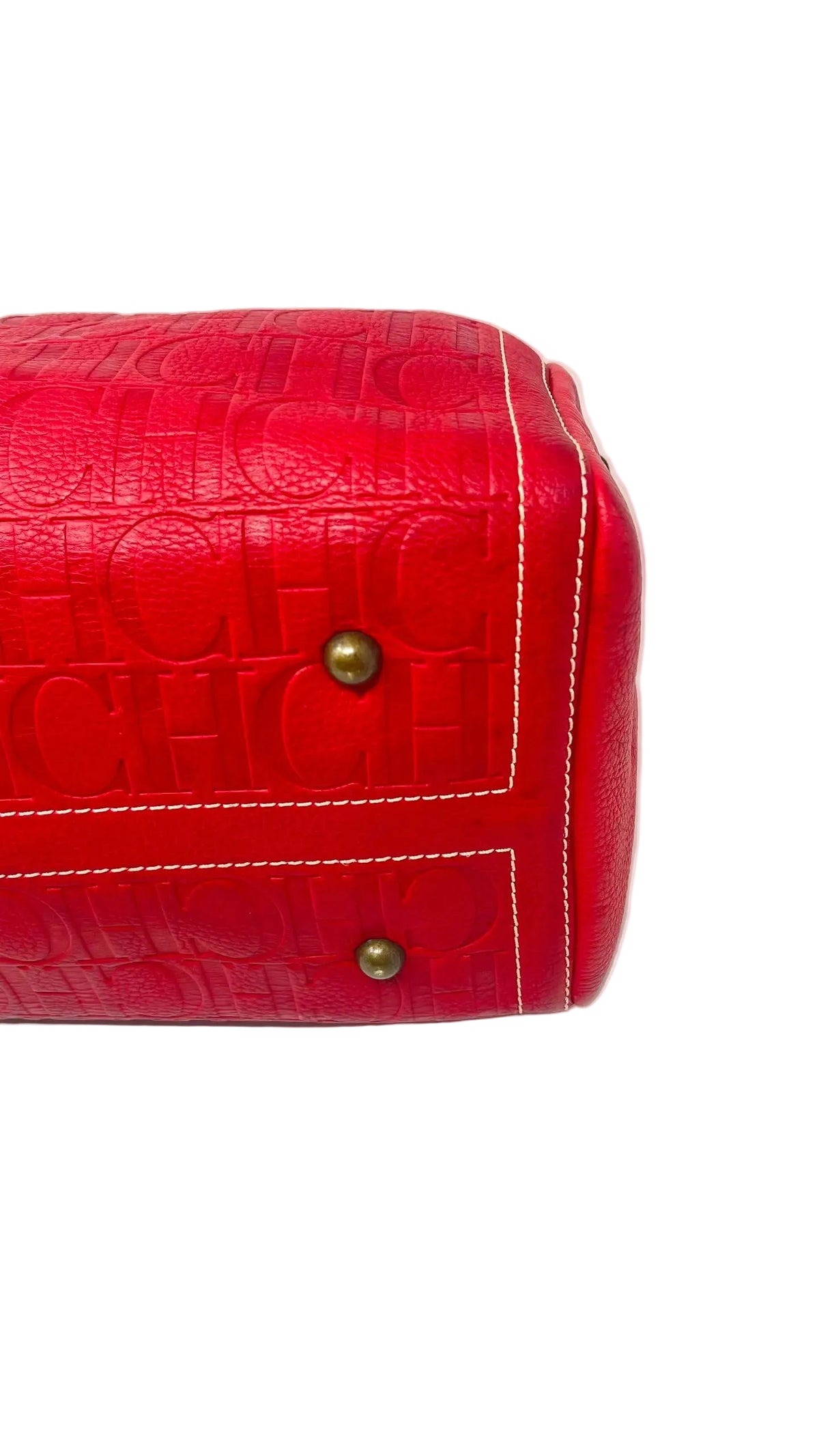 Carolina Herrera PREOWNED Andy Bag Red