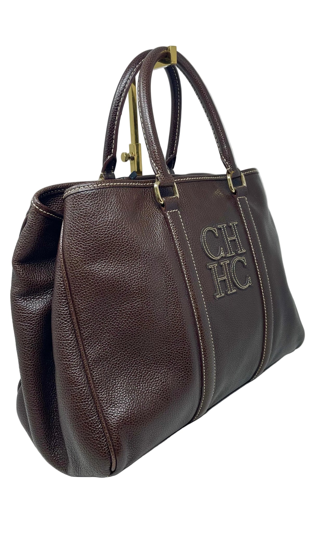 Carolina Herrera Preloved Tote Brown