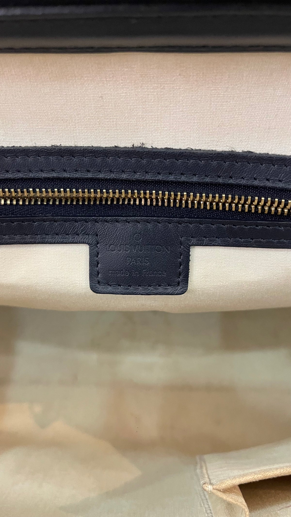 Louis Vuitton PRE OWNED Mini Lin Croisette Marine PM
