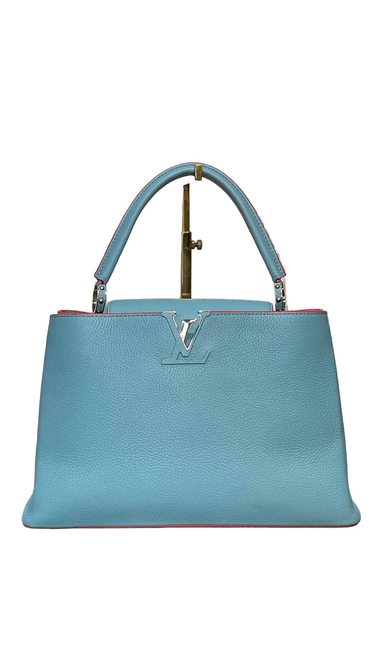 Louis Vuitton Pre Owned Capucine Light Blue MM